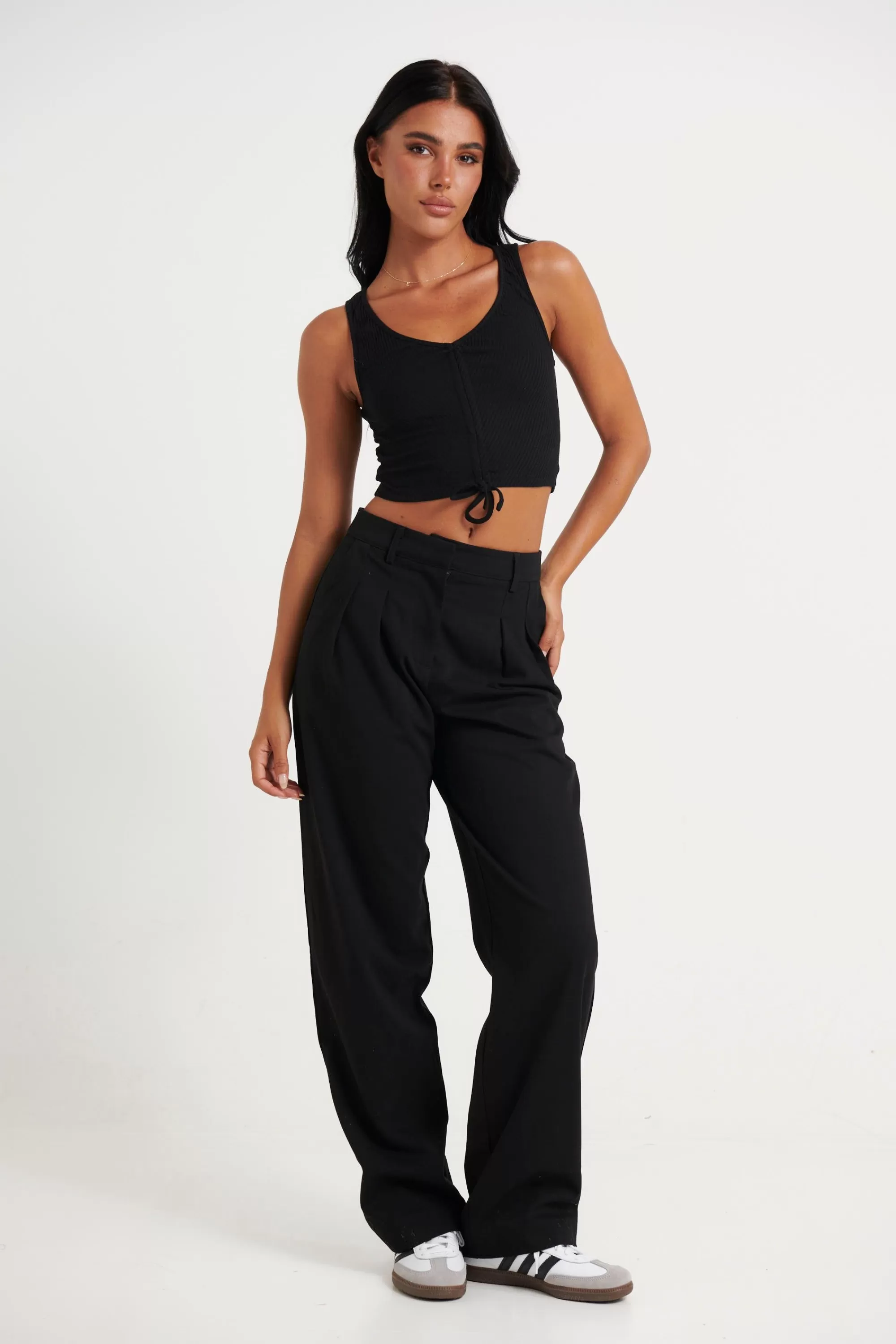 Pants>qtrendfashion Alexis Pant Black