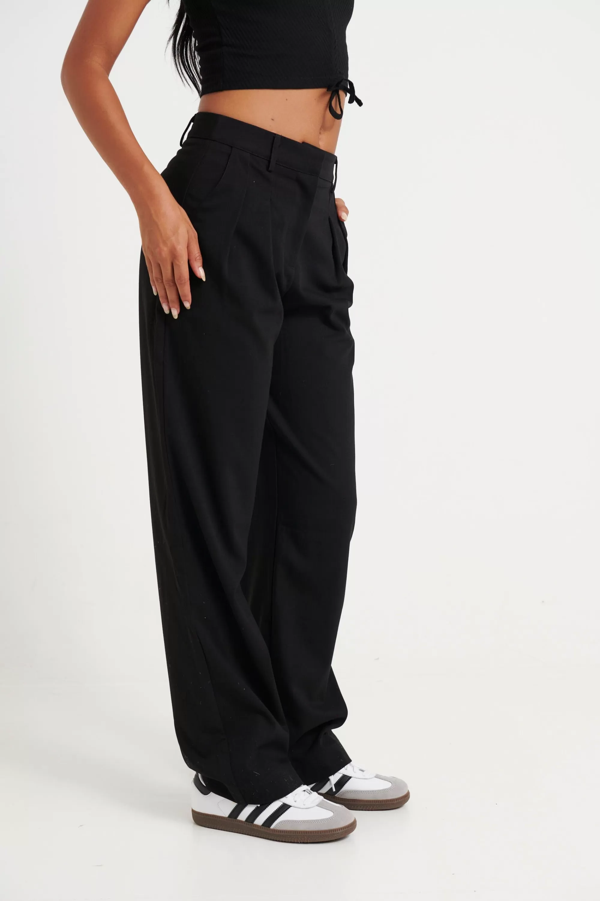 Pants>qtrendfashion Alexis Pant Black