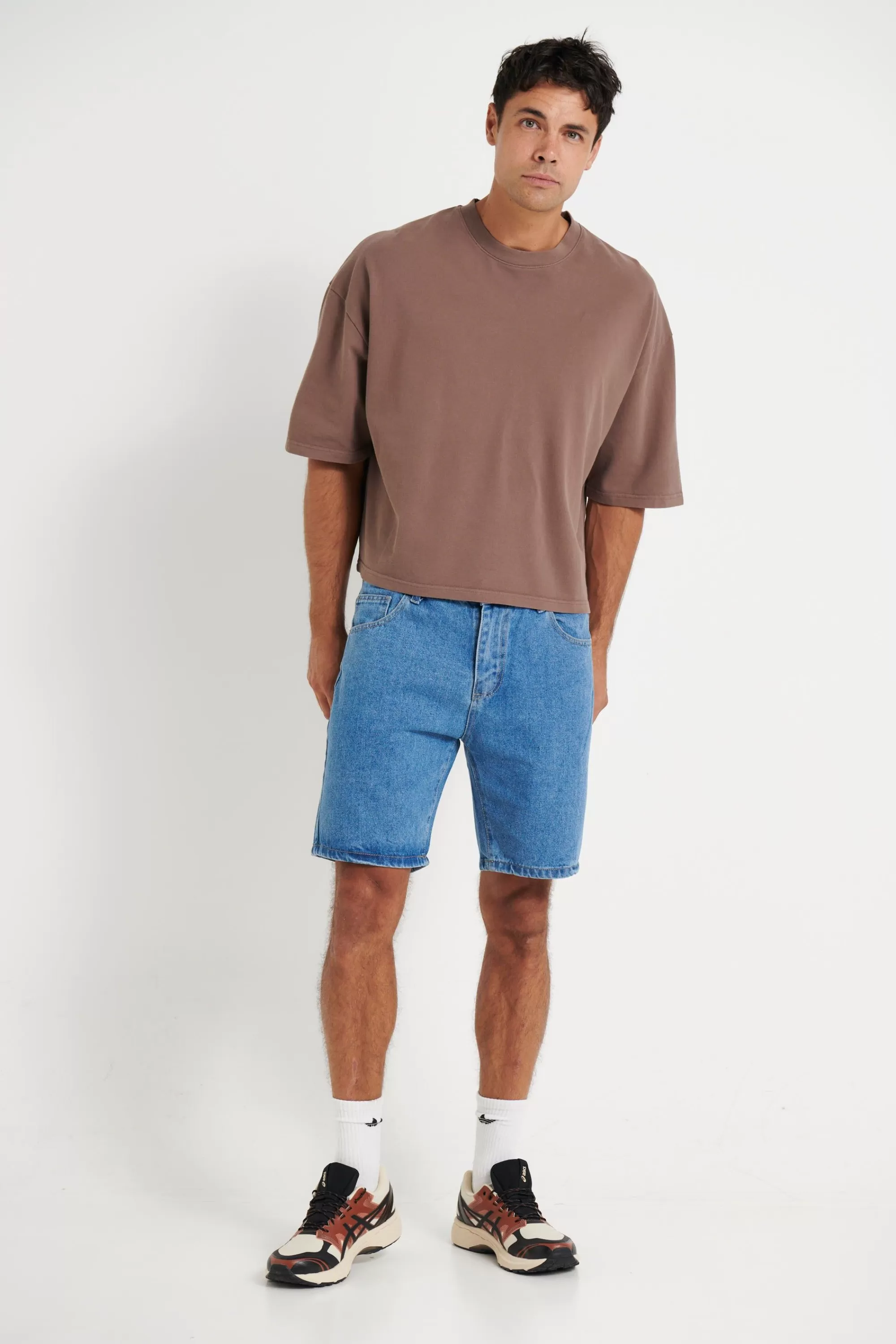 Denim>Sampson and Taylor Andre Relaxed Denim Short Blue