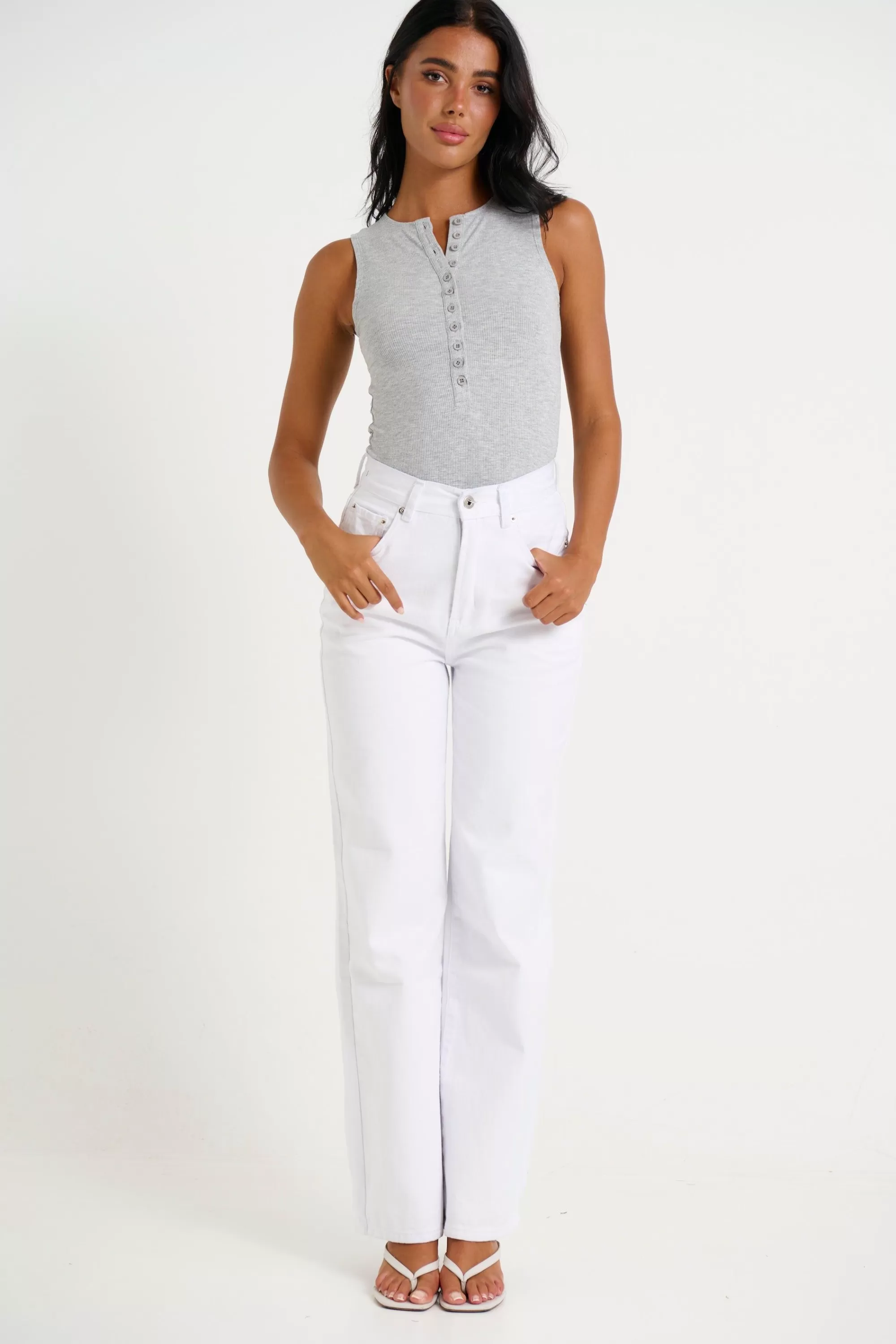 Bodysuits>Bayse Aurora Bodysuit Grey