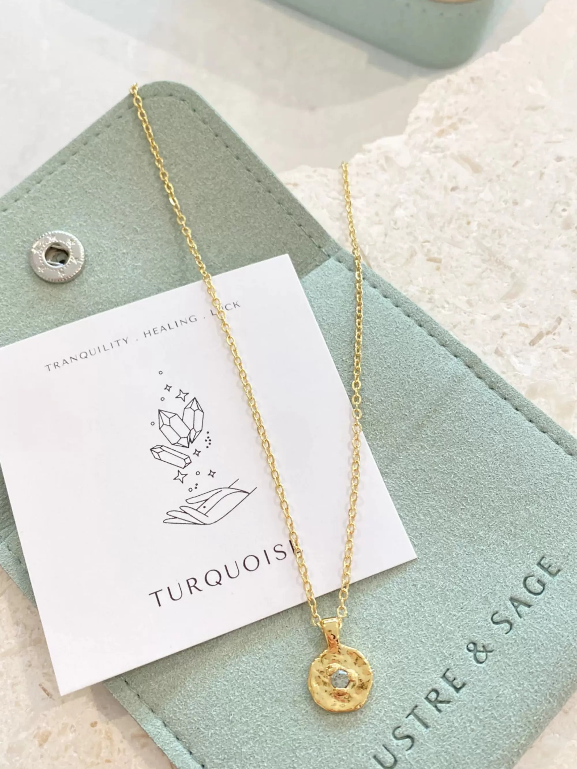 Accessories>Angels Whisper Birthstone 18K Gold Plated Necklace - December