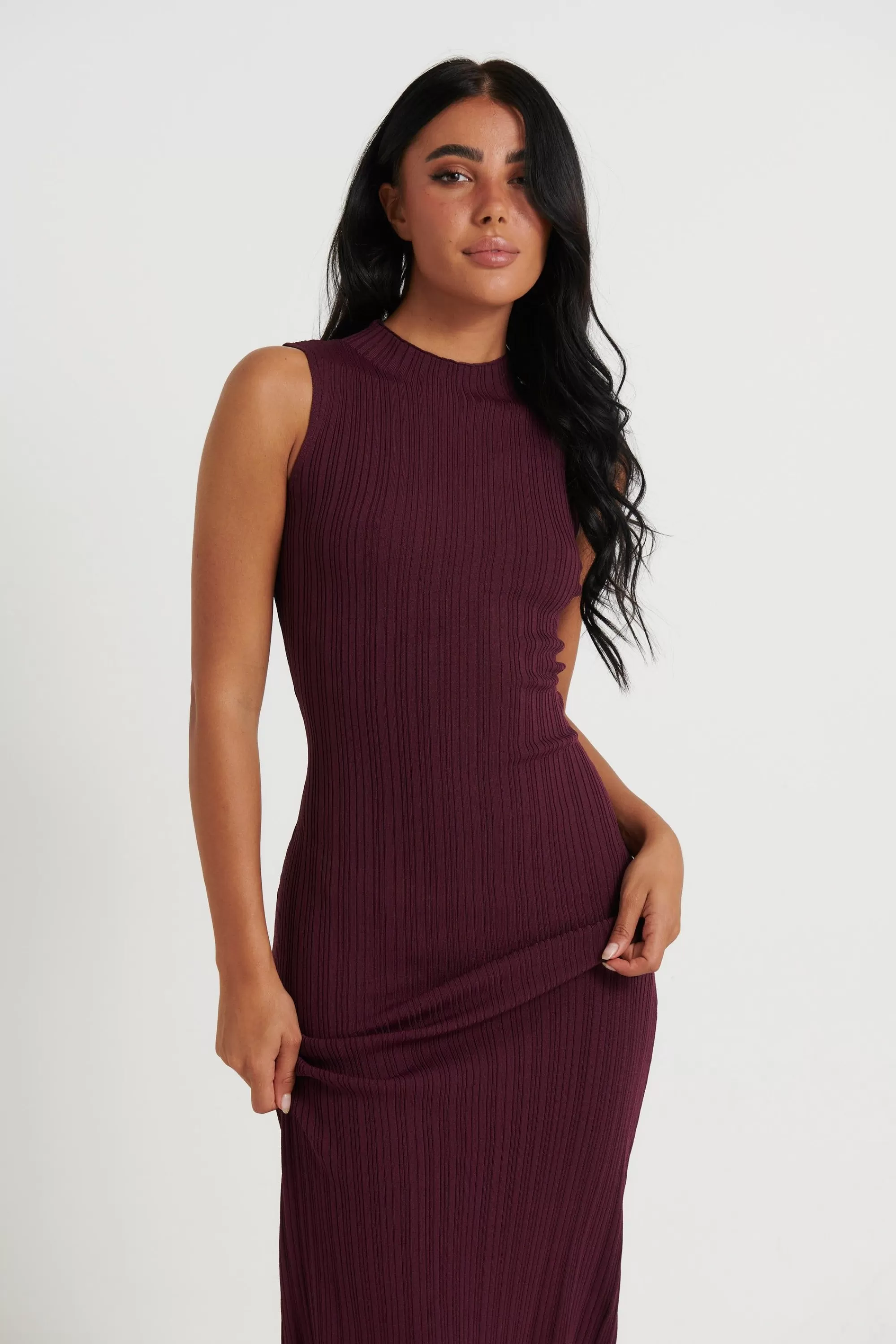 Dresses>qtrendfashion Brooklyn Maxi Dress Mulberry