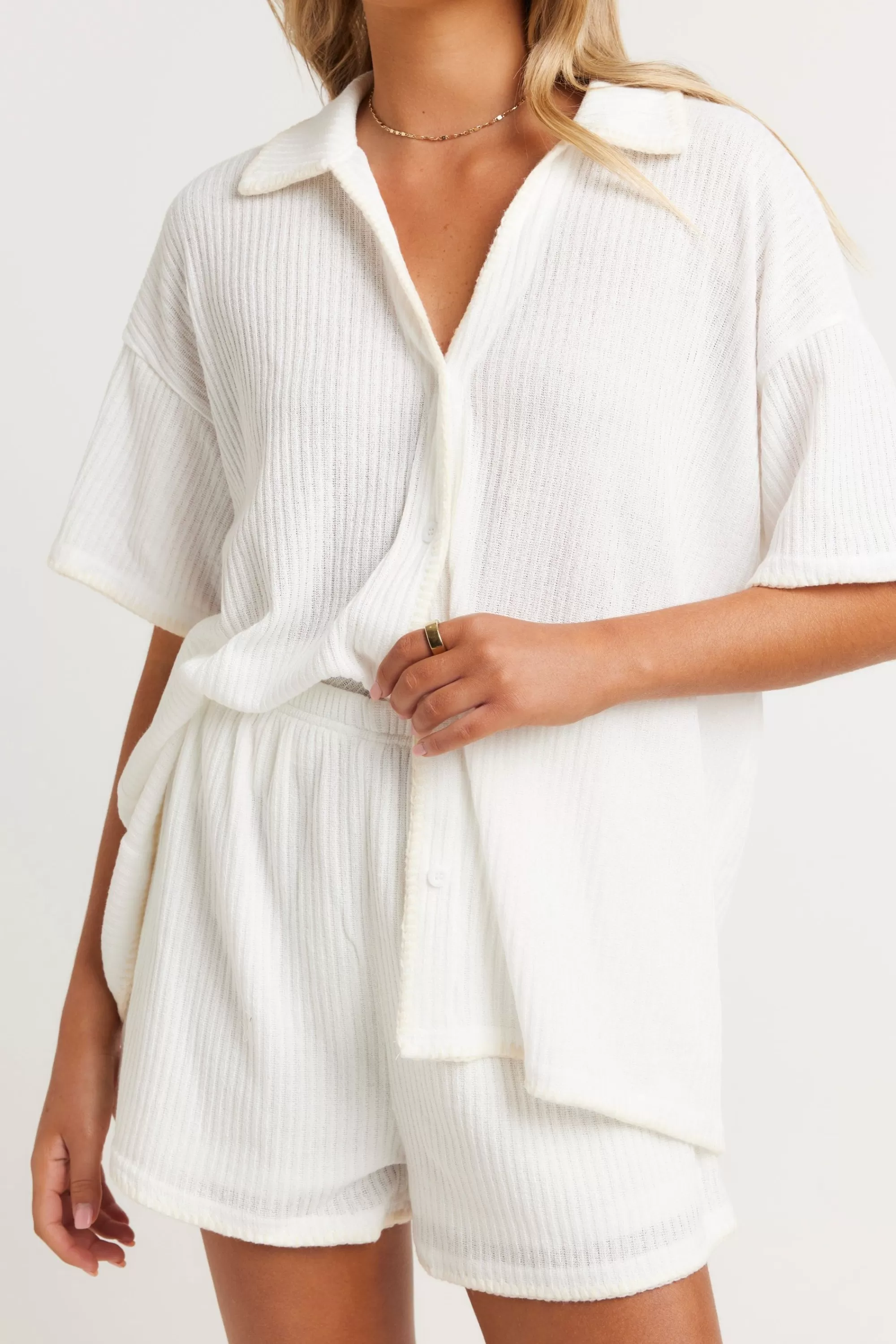 Knitwear>By Frankie Callie Knit Set White