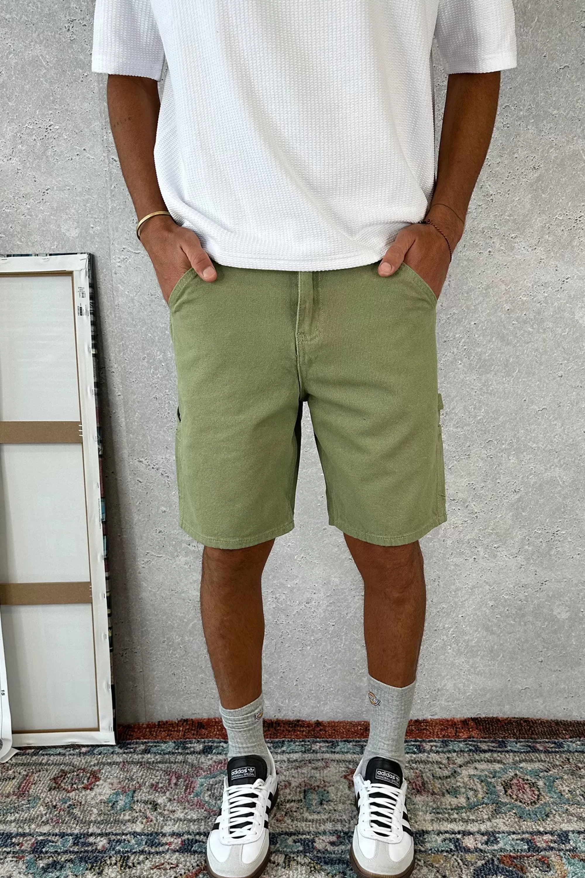 Shorts>Sampson and Taylor Carl Carpenter Short Army