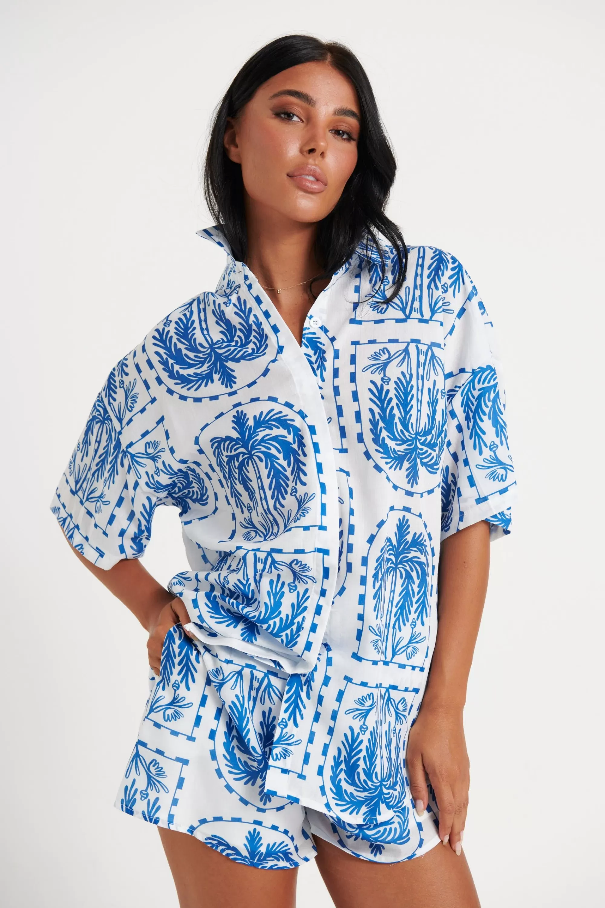 Shirts>Oscar St Cielo Set Blue/White