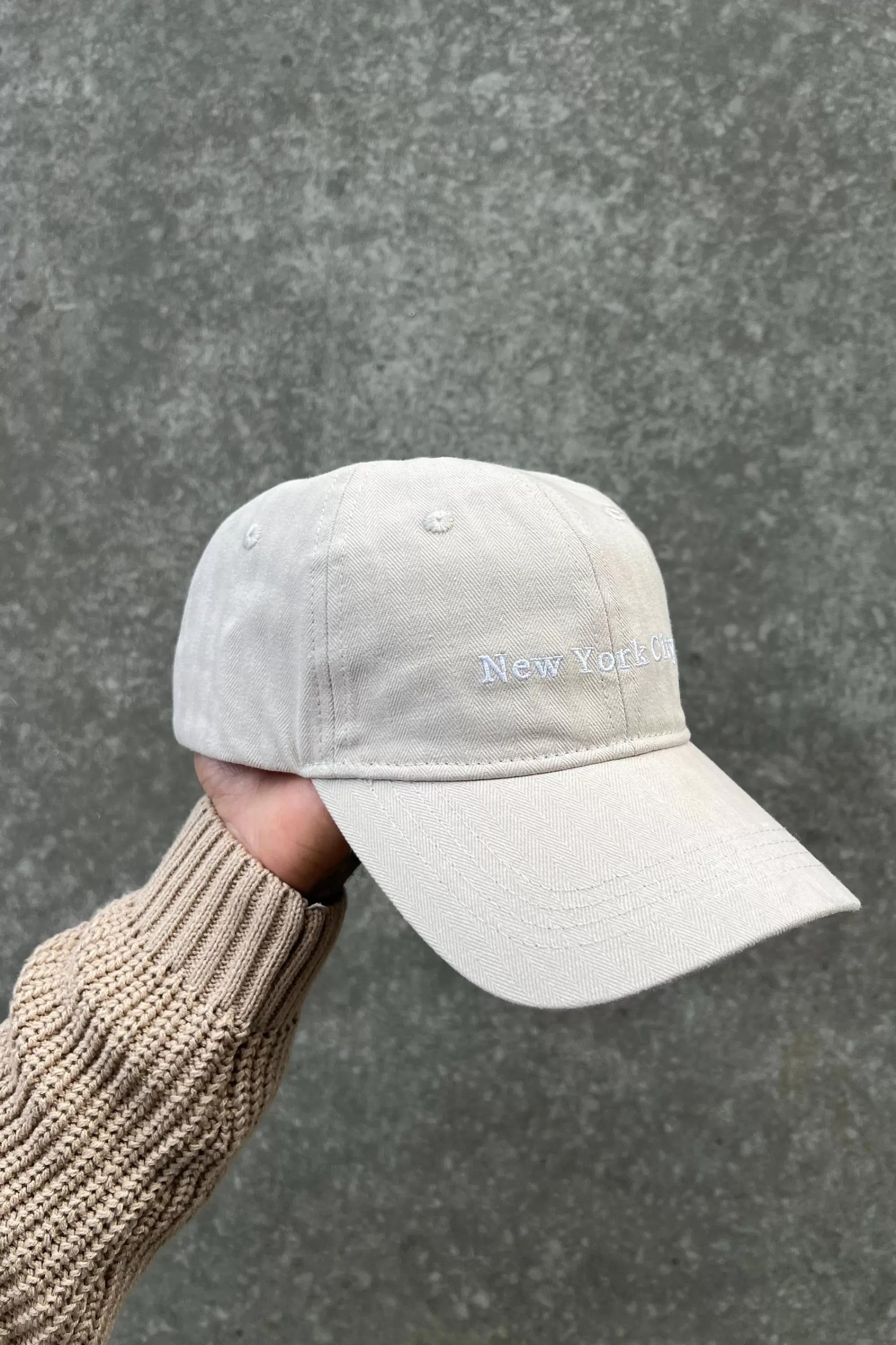 Headwear>Sampson and Taylor College Cap Beige