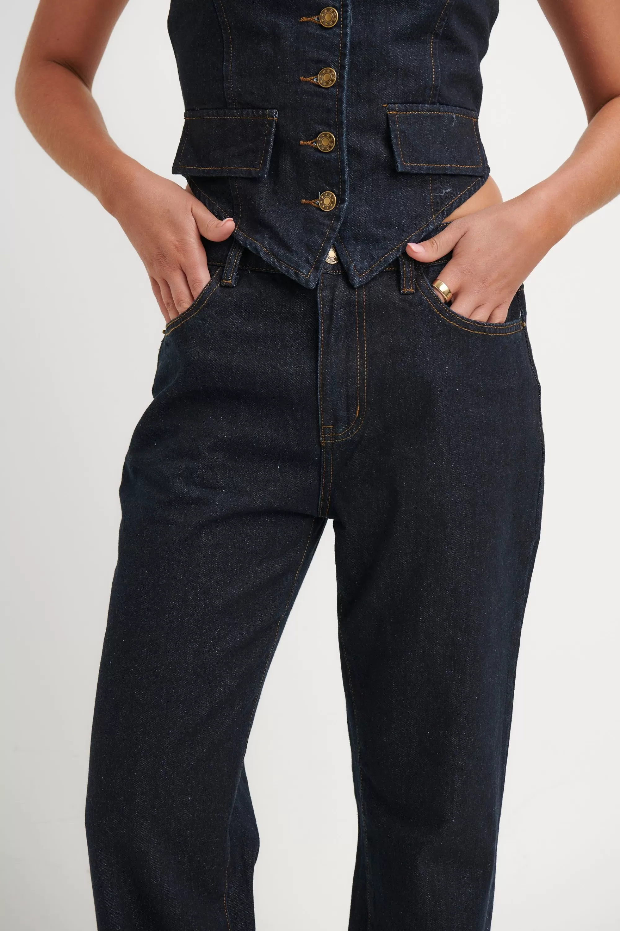 Pants>Lioness Crawford Jeans Dark Denim - Final Sale