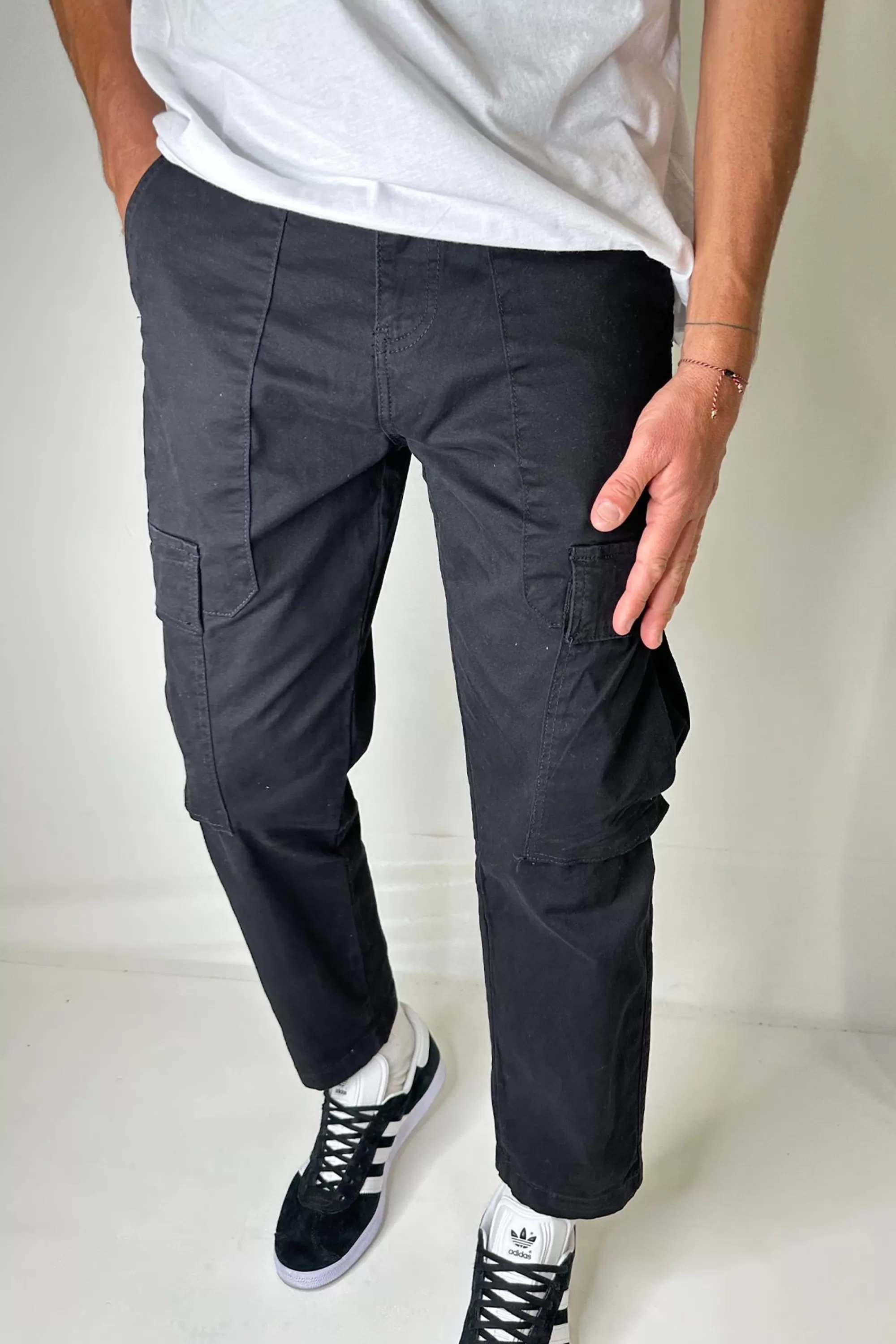 Pants>Sampson and Taylor Damien Drop Cargo Pant Black