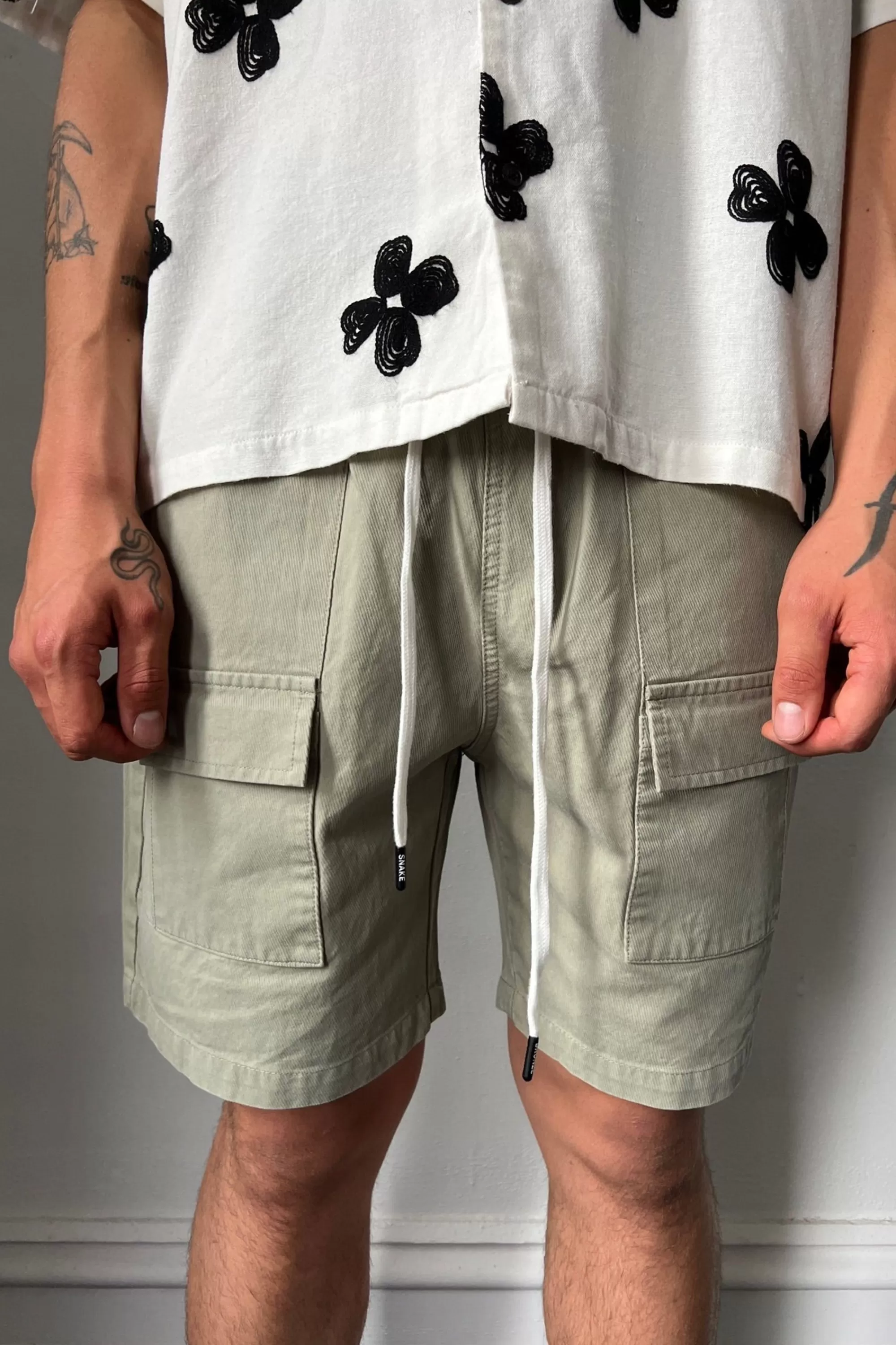 Shorts>Sampson and Taylor Drop 1 Premium Structured Short Olive