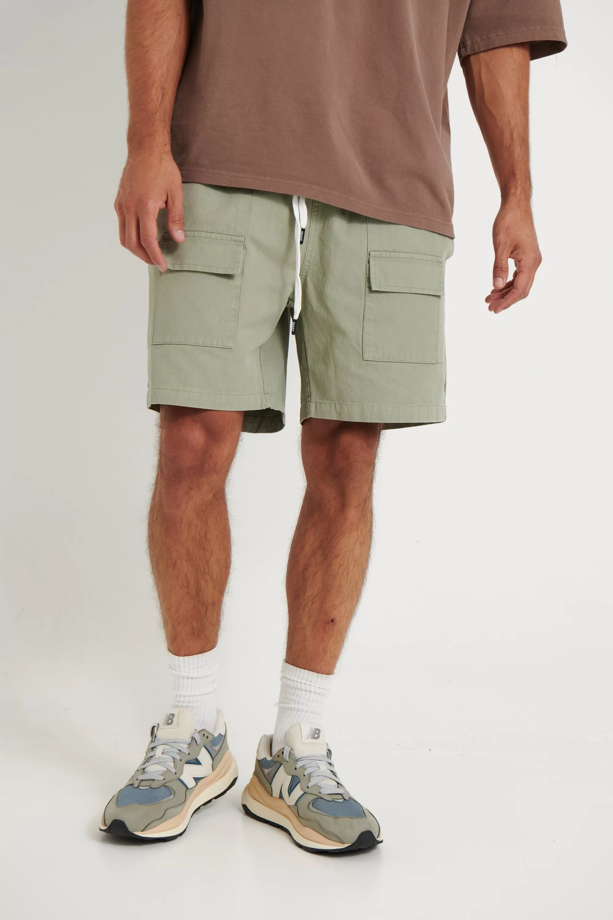 Shorts>Sampson and Taylor Drop 1 Premium Structured Short Olive