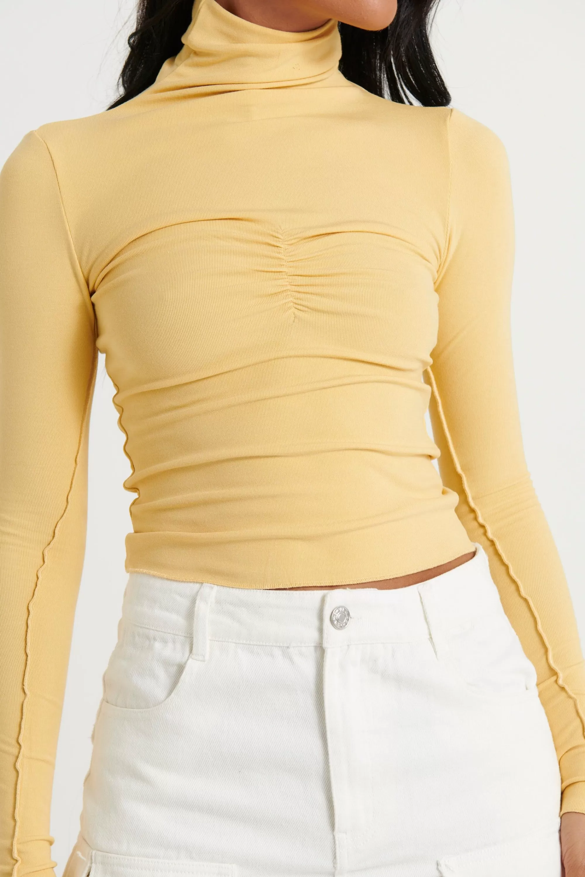 Tops>Oscar St Farrah Long Sleeve Honey