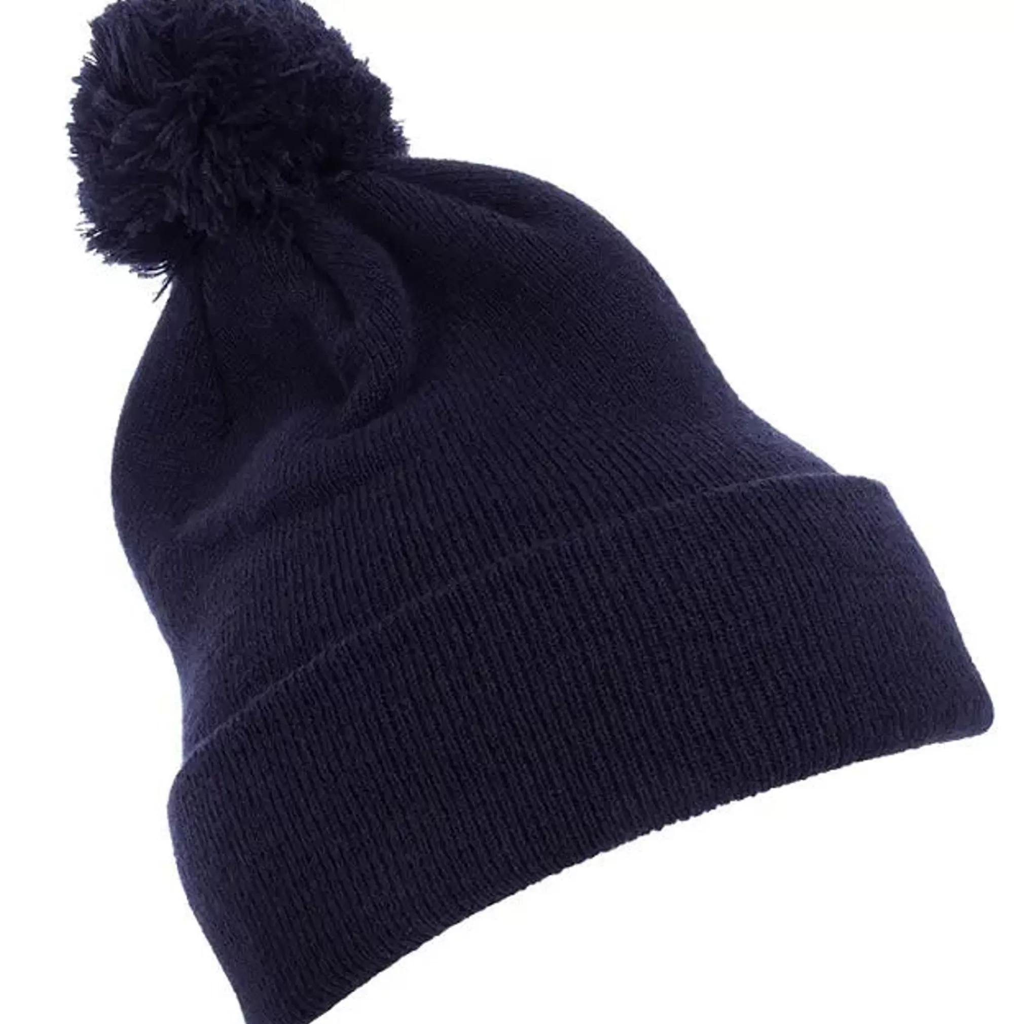 Headwear>Flexfit Pom Pom Beanie Navy