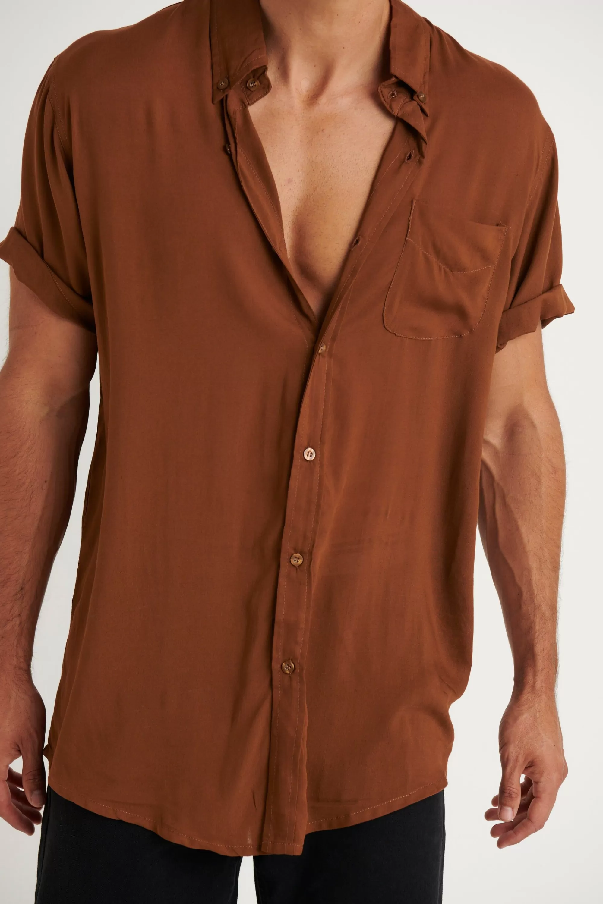 Shirts>NTH Jack Boating Shirt Brown