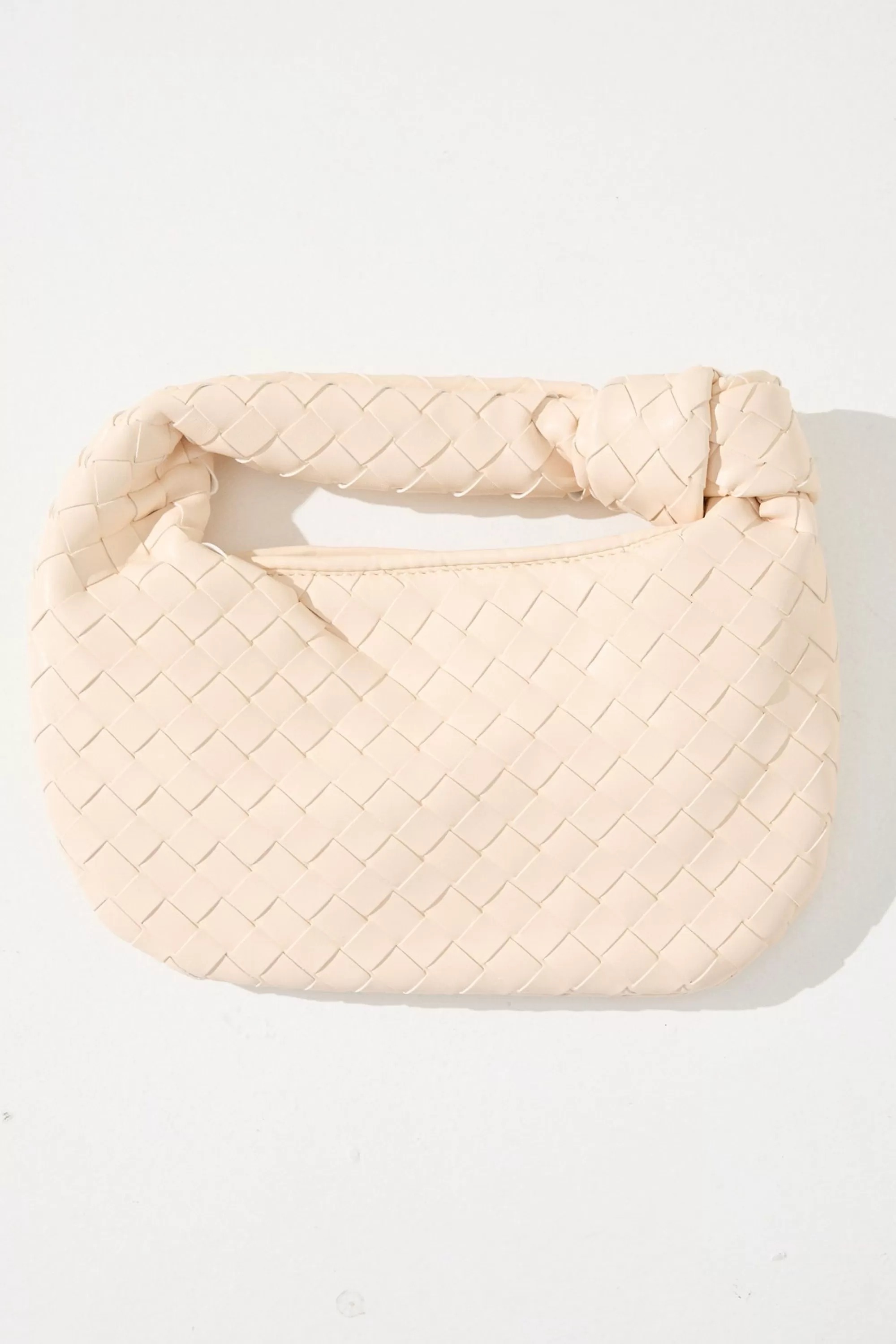 Bags & Shoes>Label Levverage Jessie Mini Weave Bag Cream