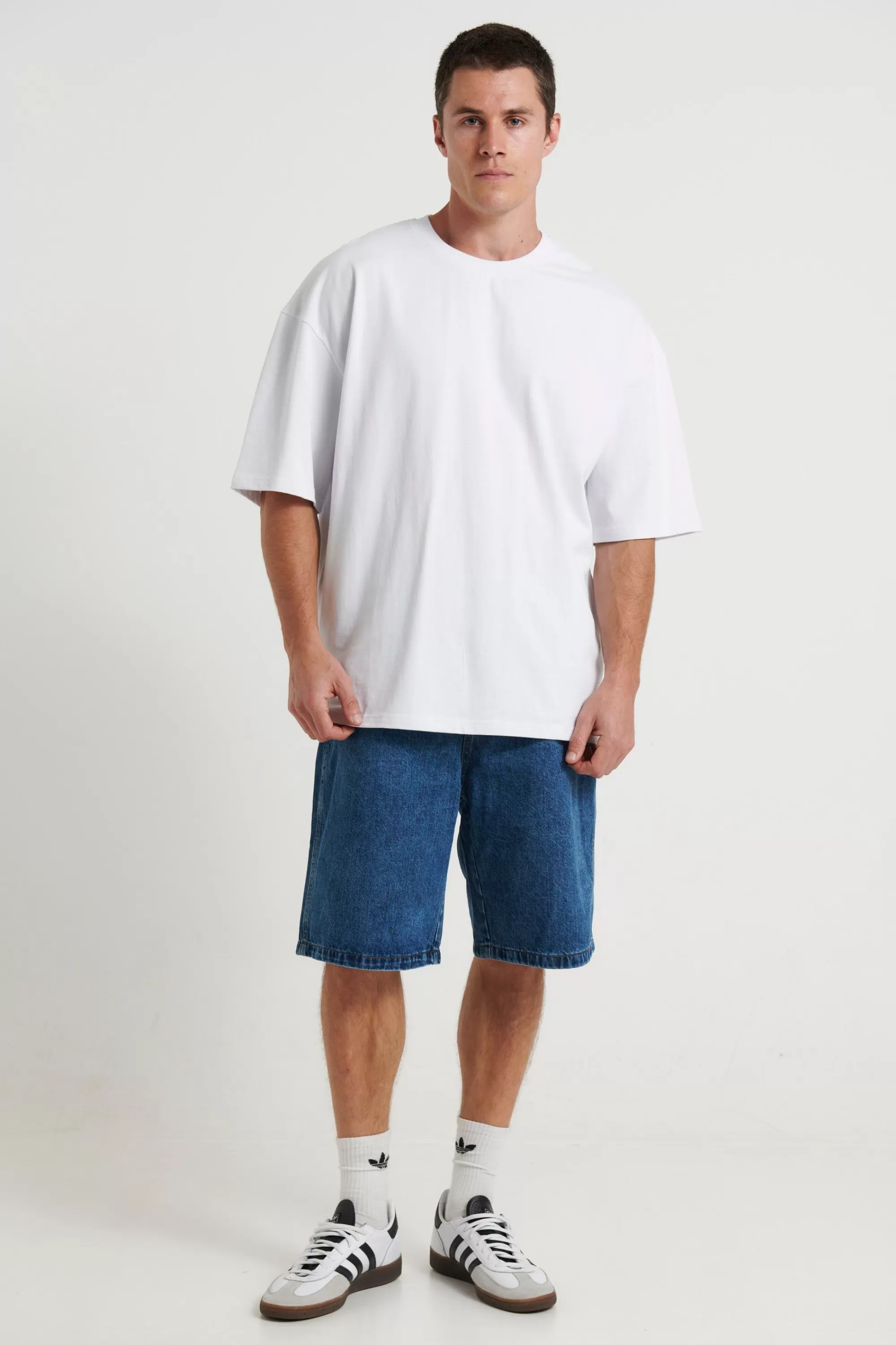 Tees>Sampson and Taylor Joel Heavyweight Box Tee White