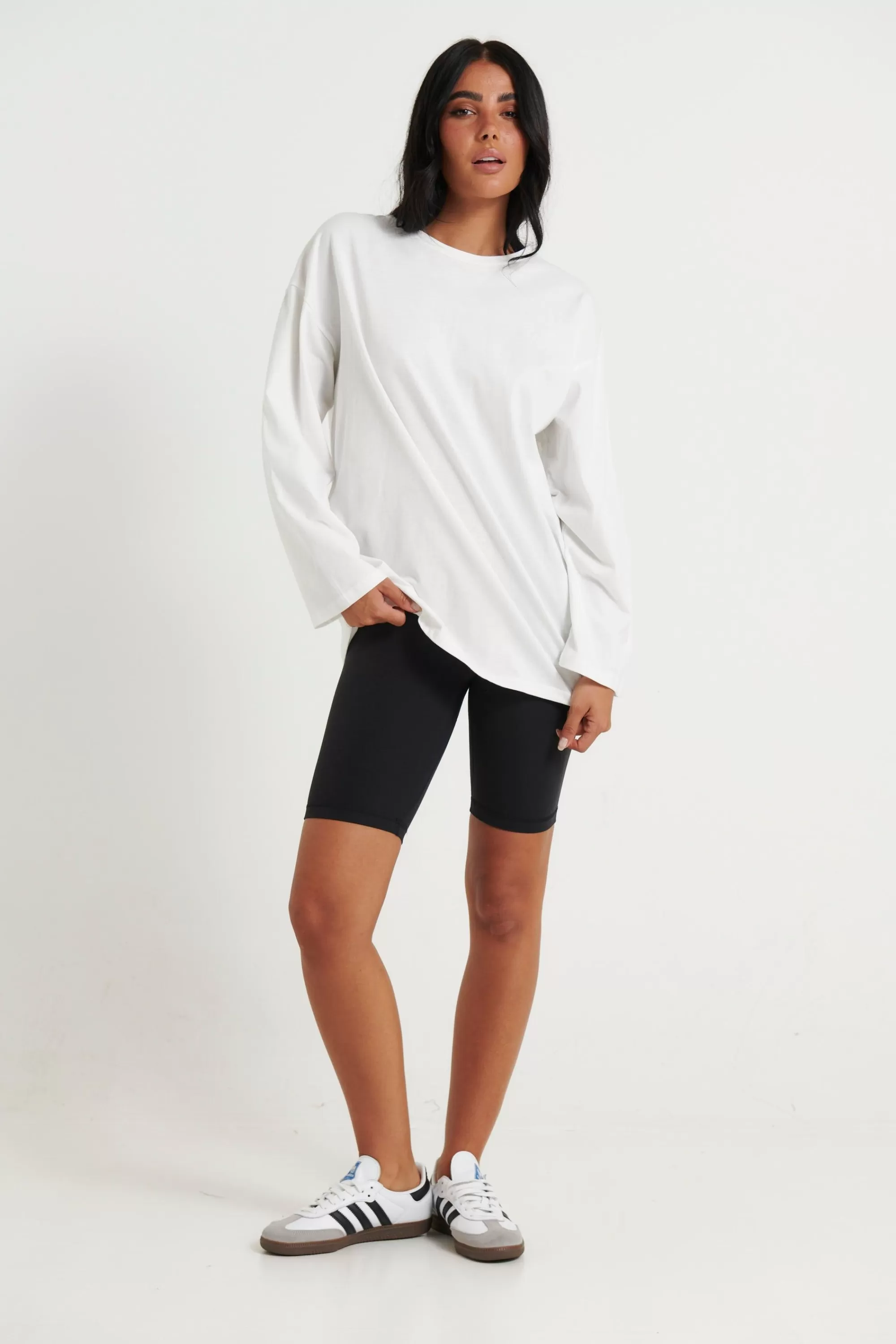 Sweaters & Jumpers>Paradisco Lily Long Sleeve Top White