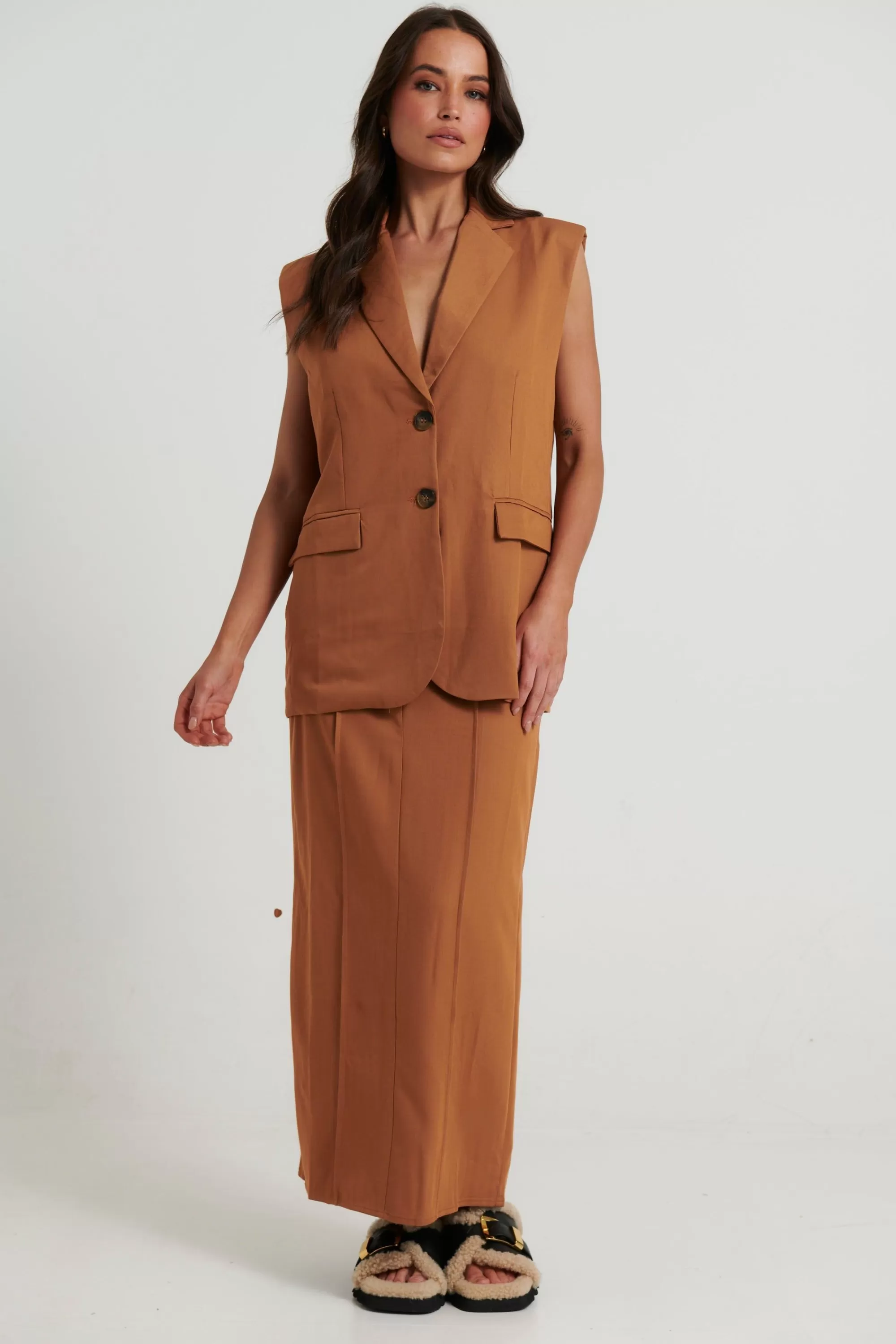 Sets>M Fashion Marlee Maxi Skirt Terracotta