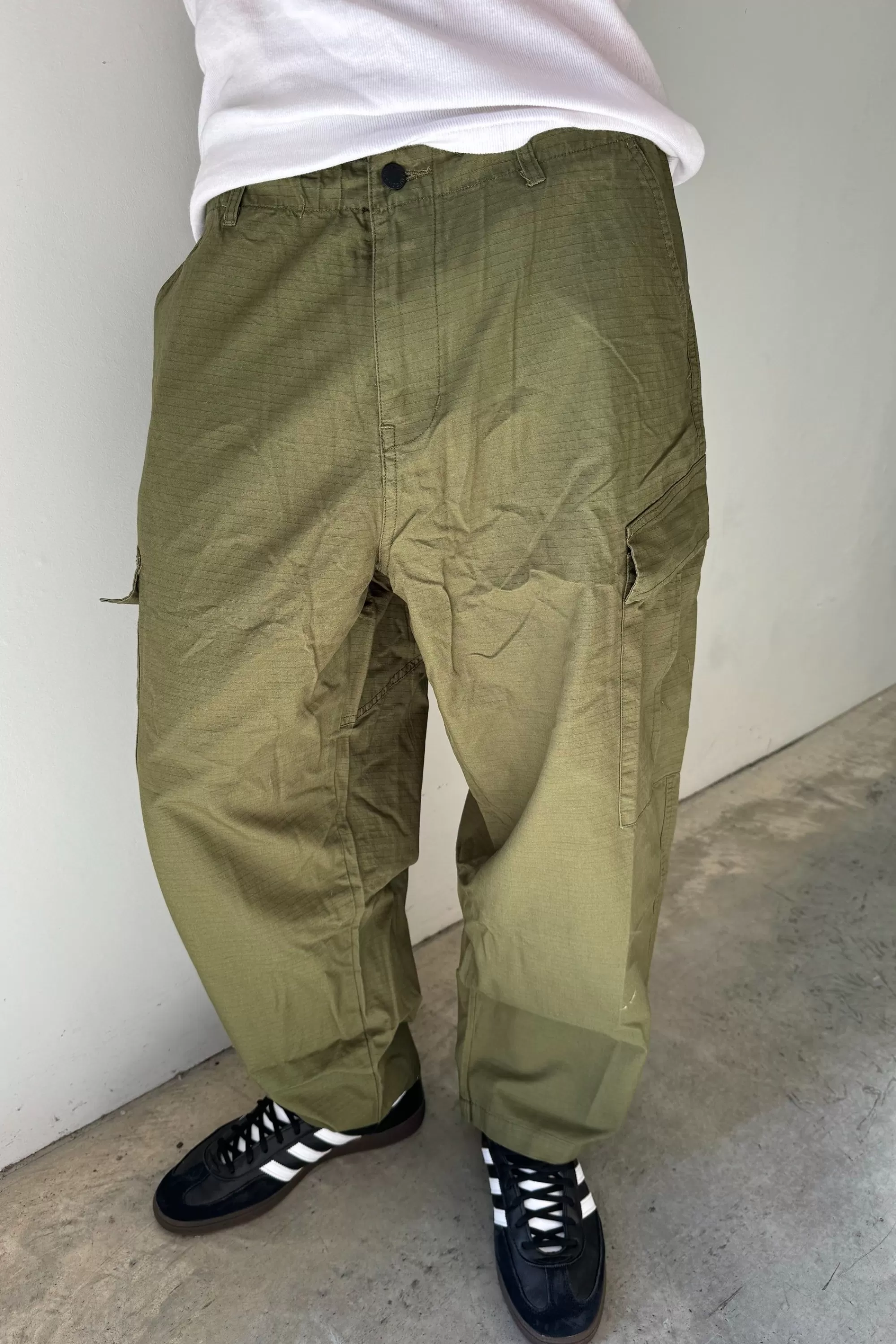 Pants>Sampson and Taylor Miller Baggy Cargo Pant Khaki