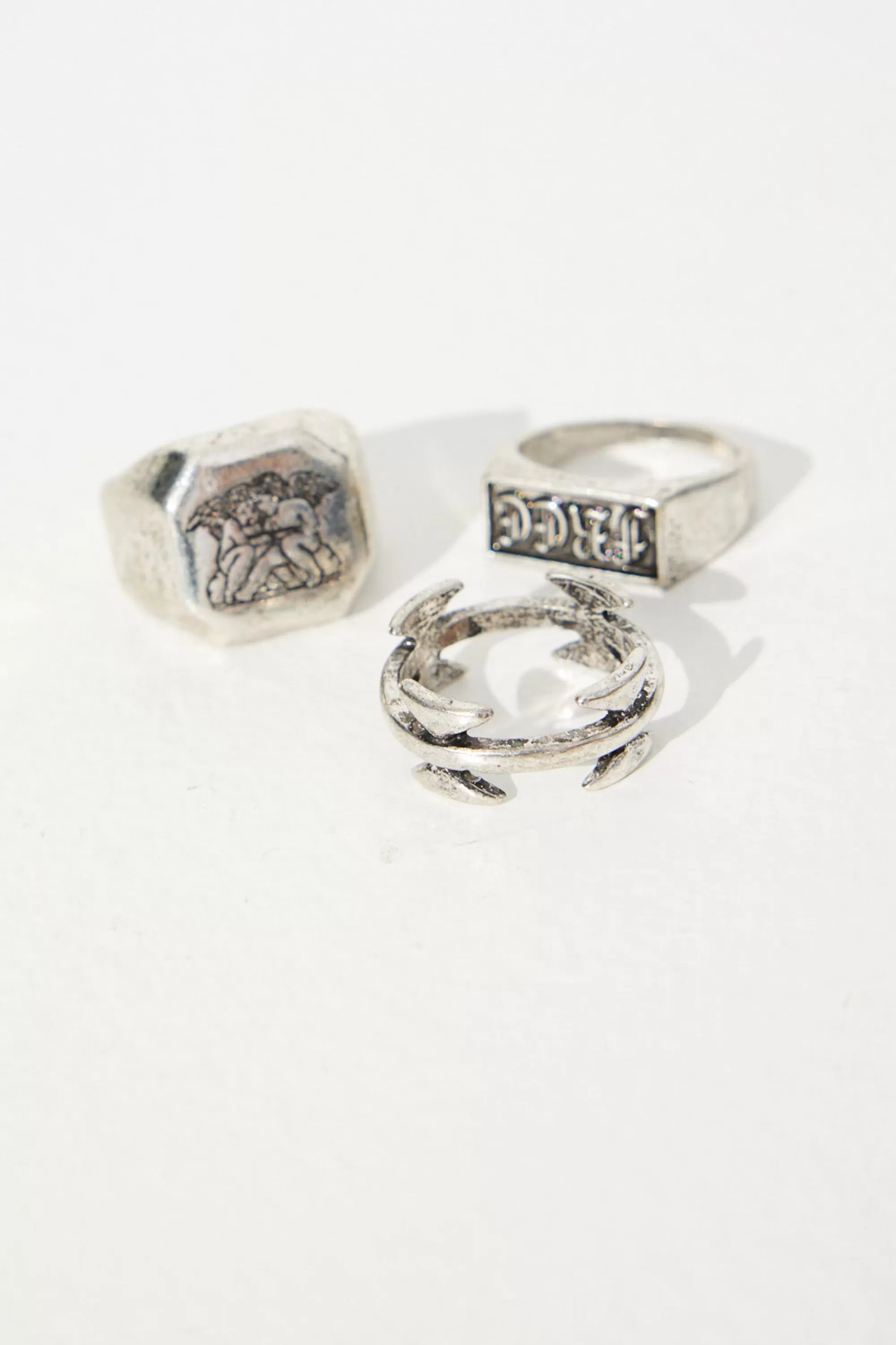 Accessories>Angels Whisper Nth Angel Ring Set Silver