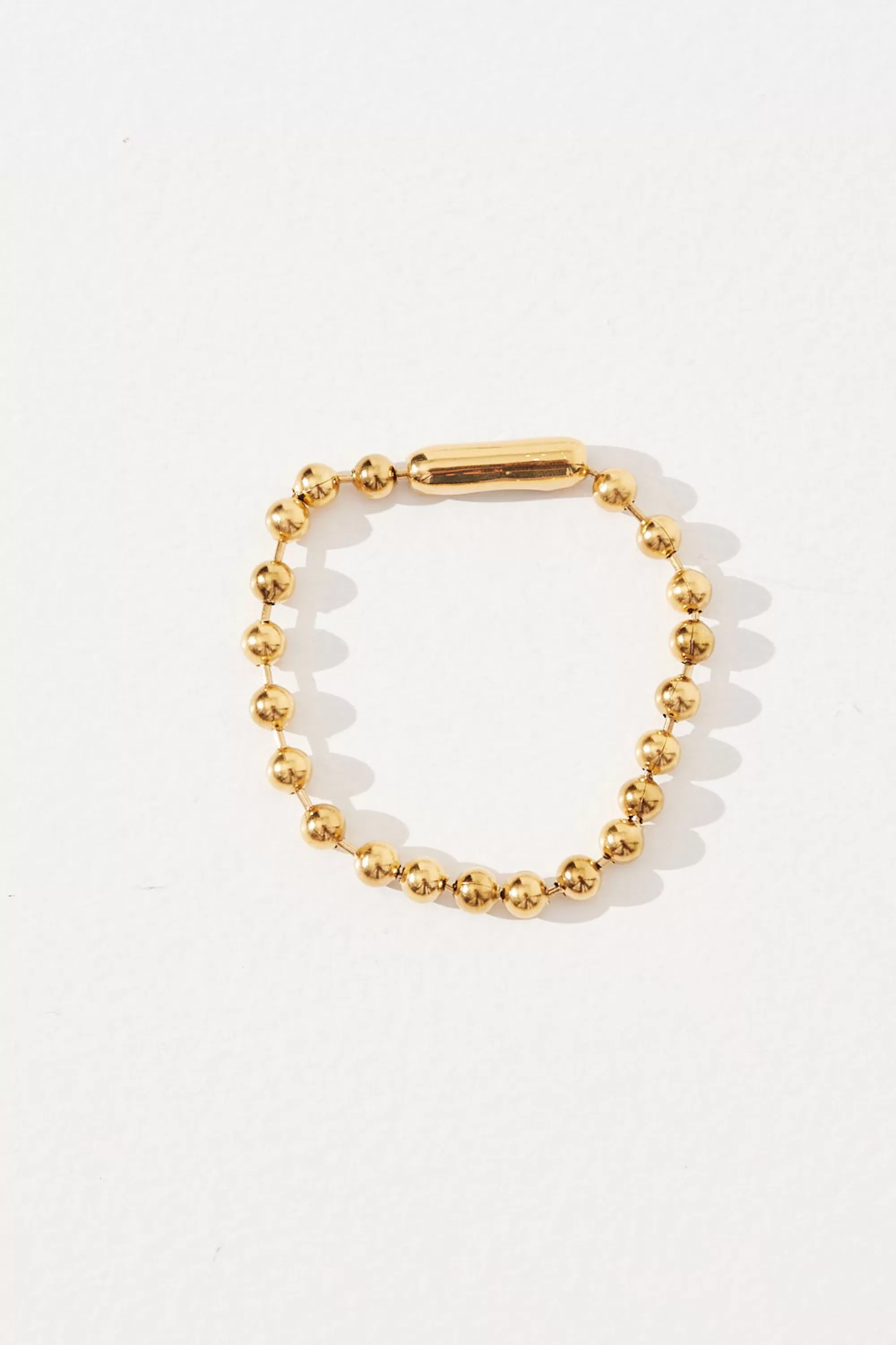 Accessories>Angel Whispers Nth Bead Chain Bracelet Gold