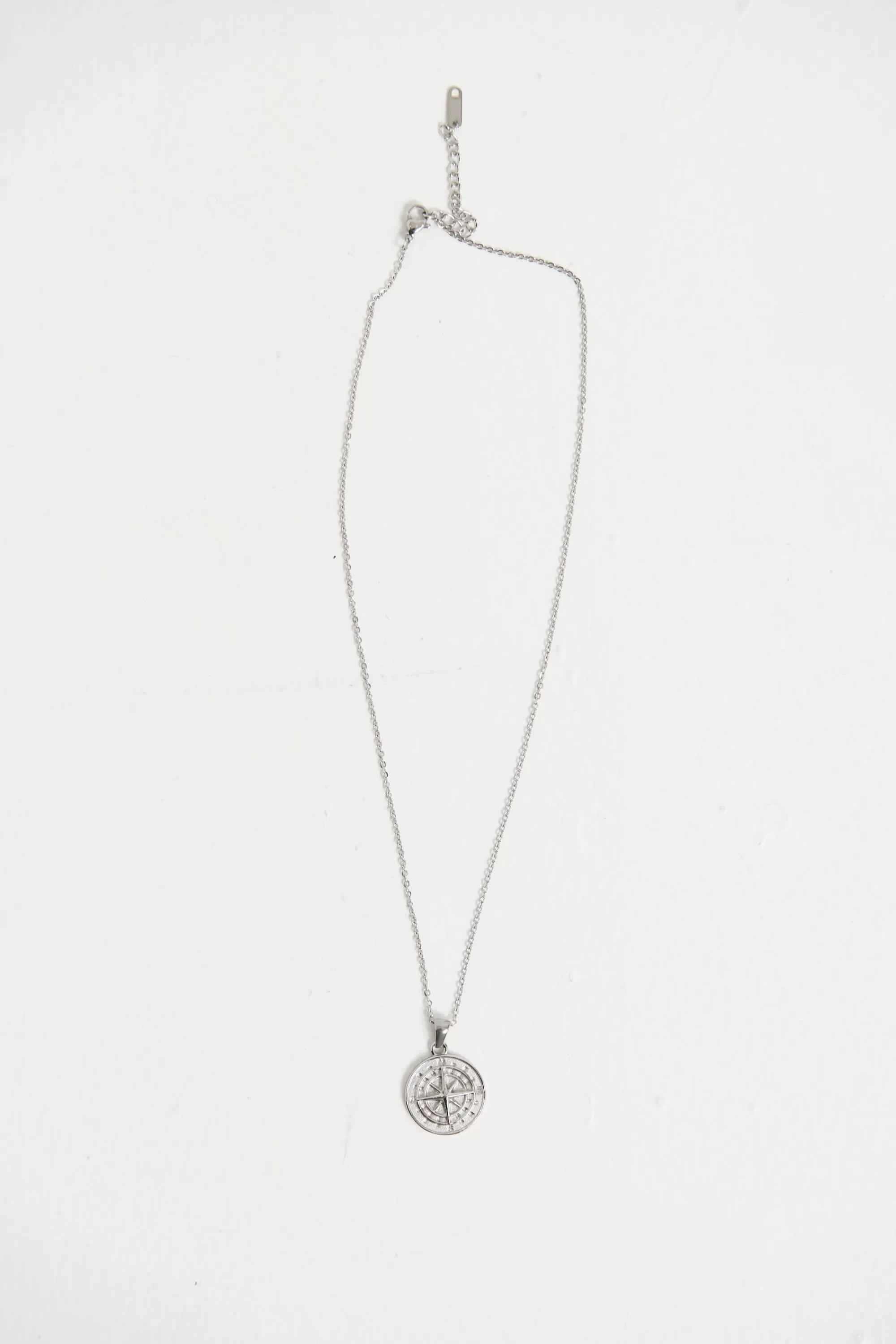 Accessories>Angel Whispers Nth Compass Necklace Silver