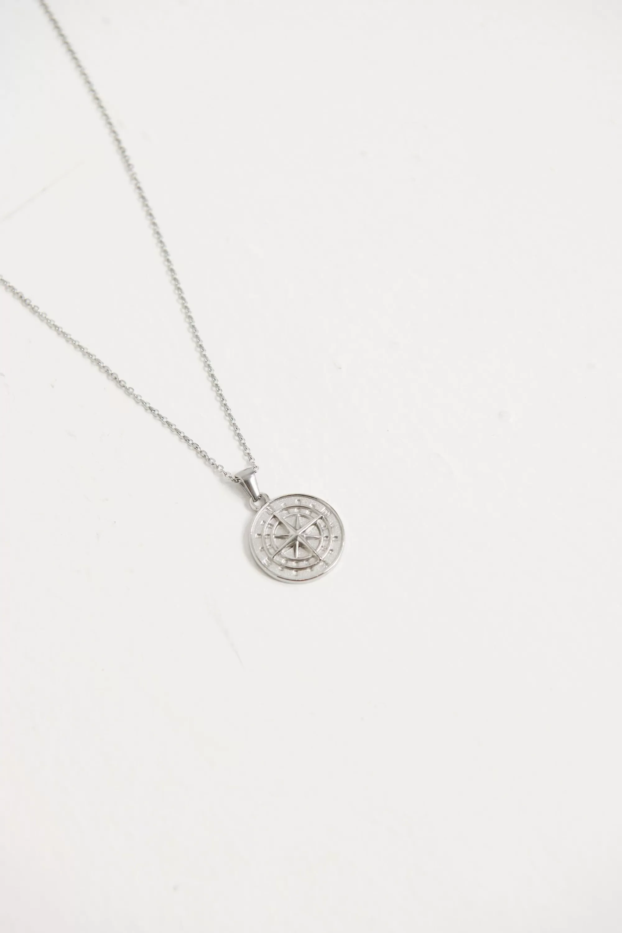 Accessories>Angel Whispers Nth Compass Necklace Silver