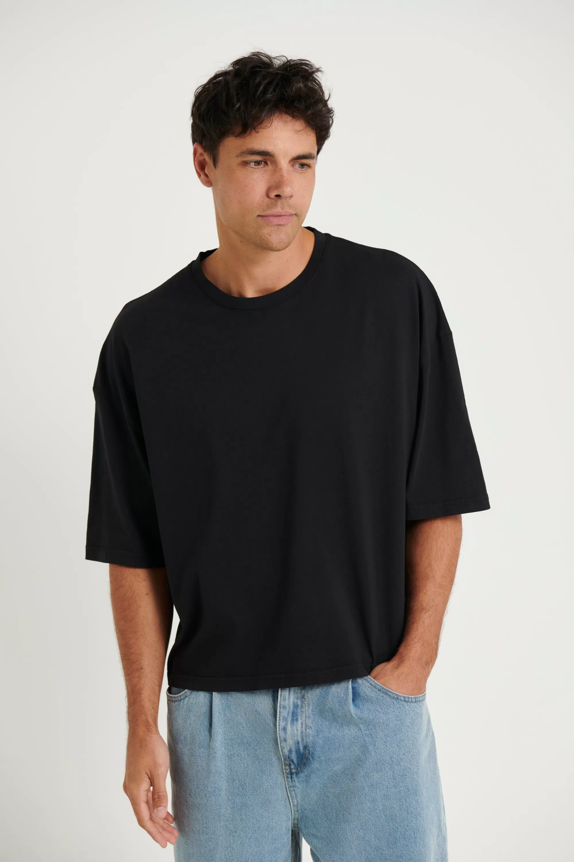 Tees>NTH Crop Box Tee Black