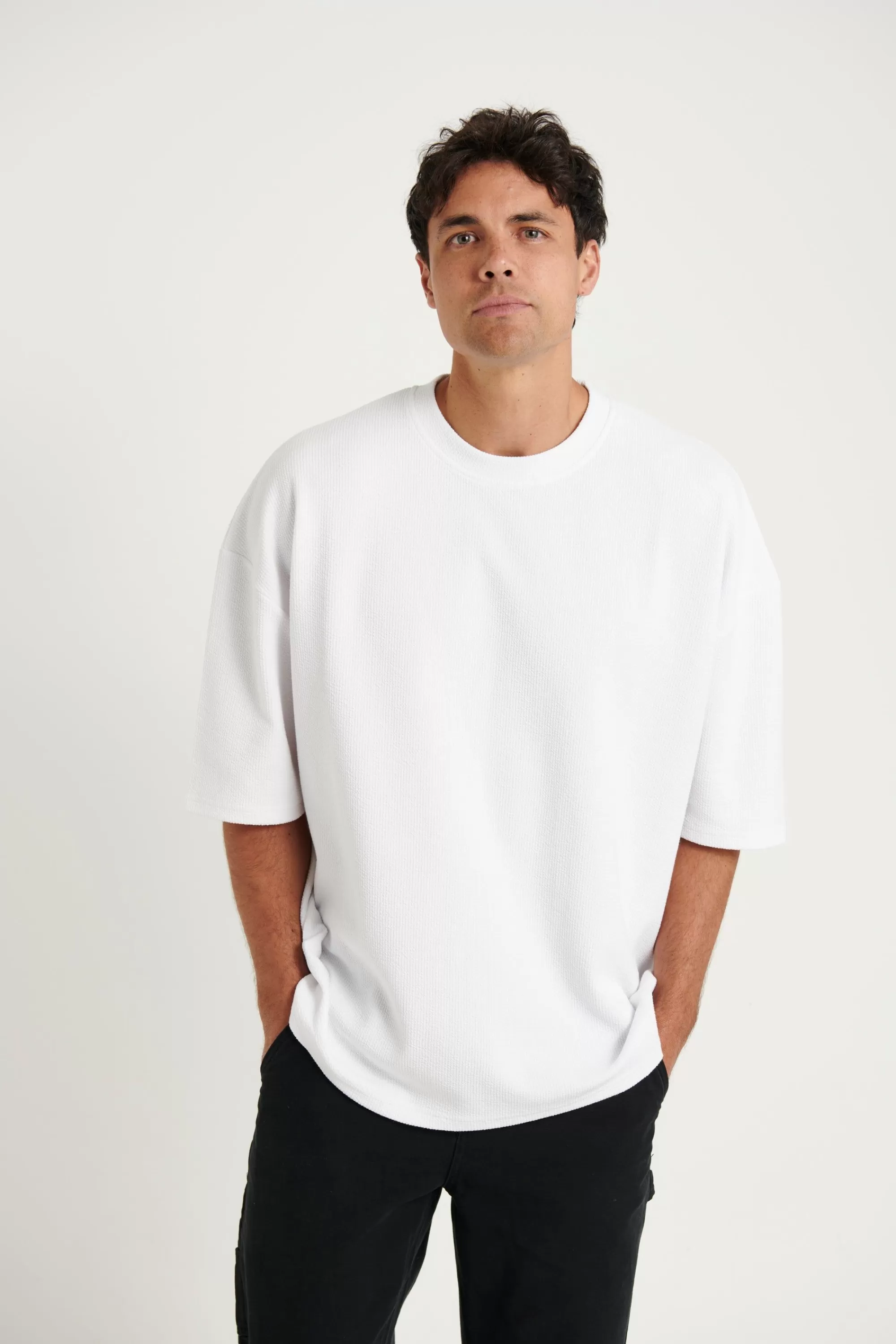 Tees>Sampson and Taylor Nth Heavy Ribbed Tee White