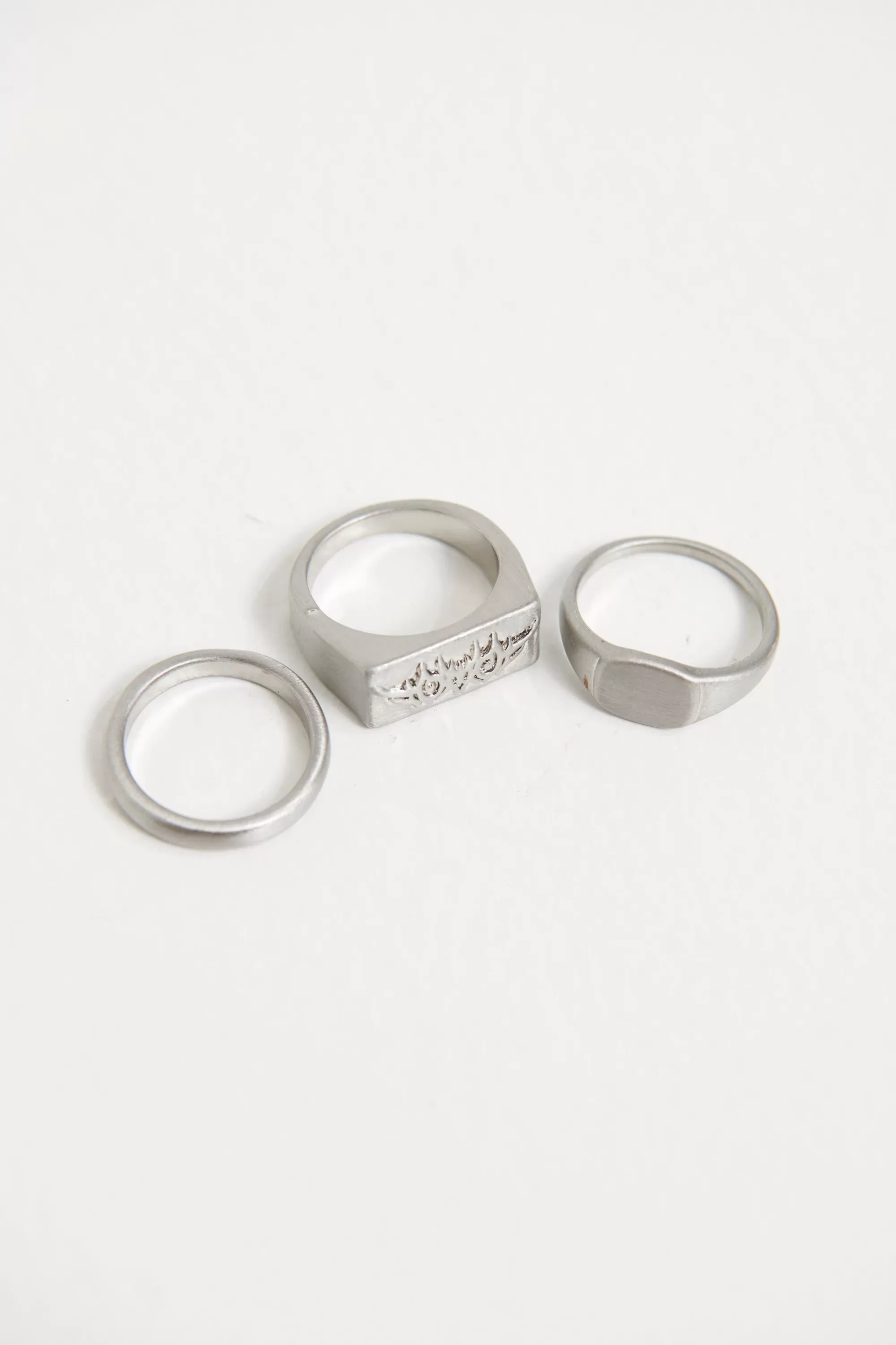 Accessories>Angel Whispers Nth Trio Ring Set Silver