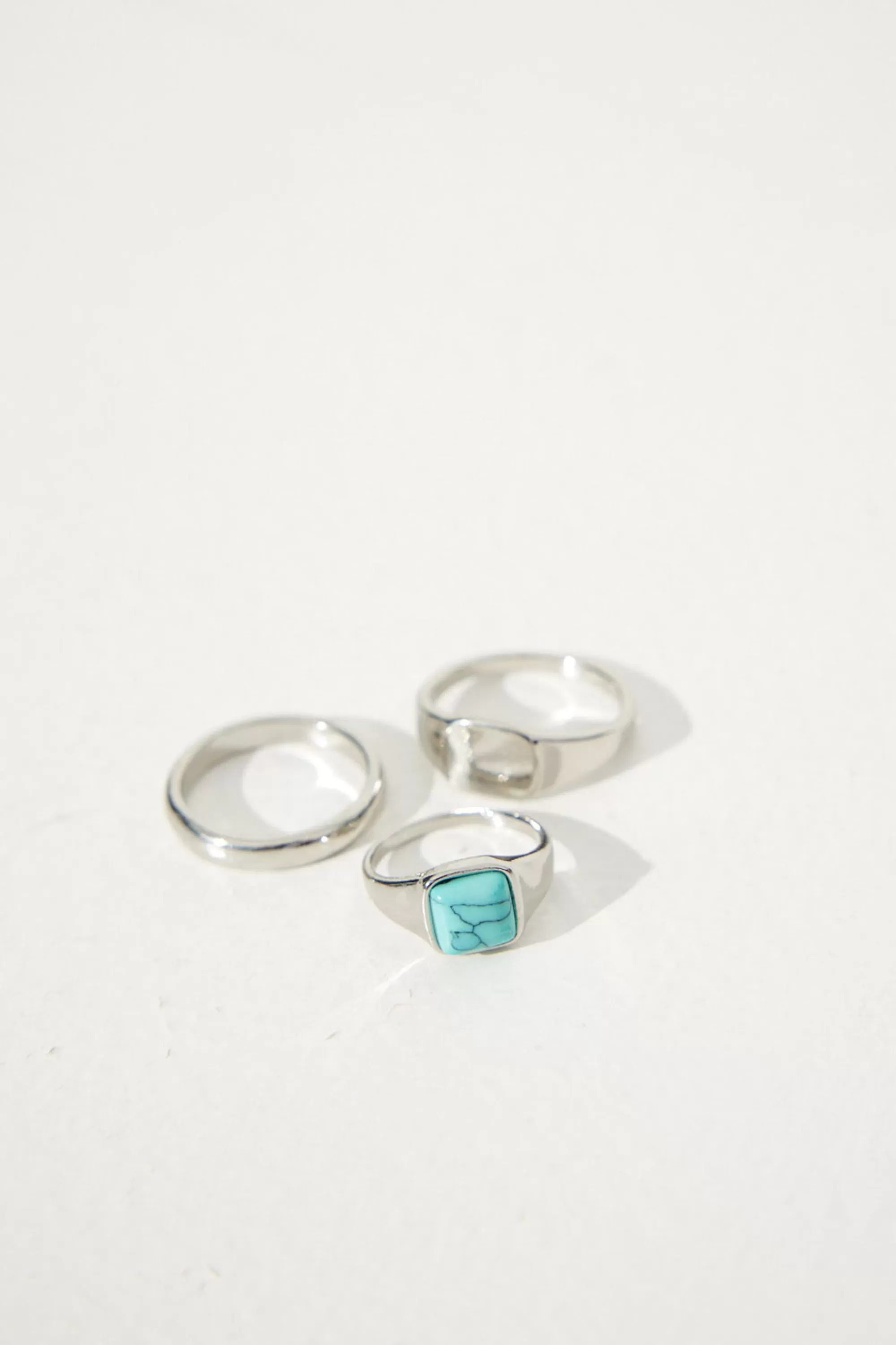 Accessories>Angels Whisper Nth Turquoise Stone Ring Pack Silver