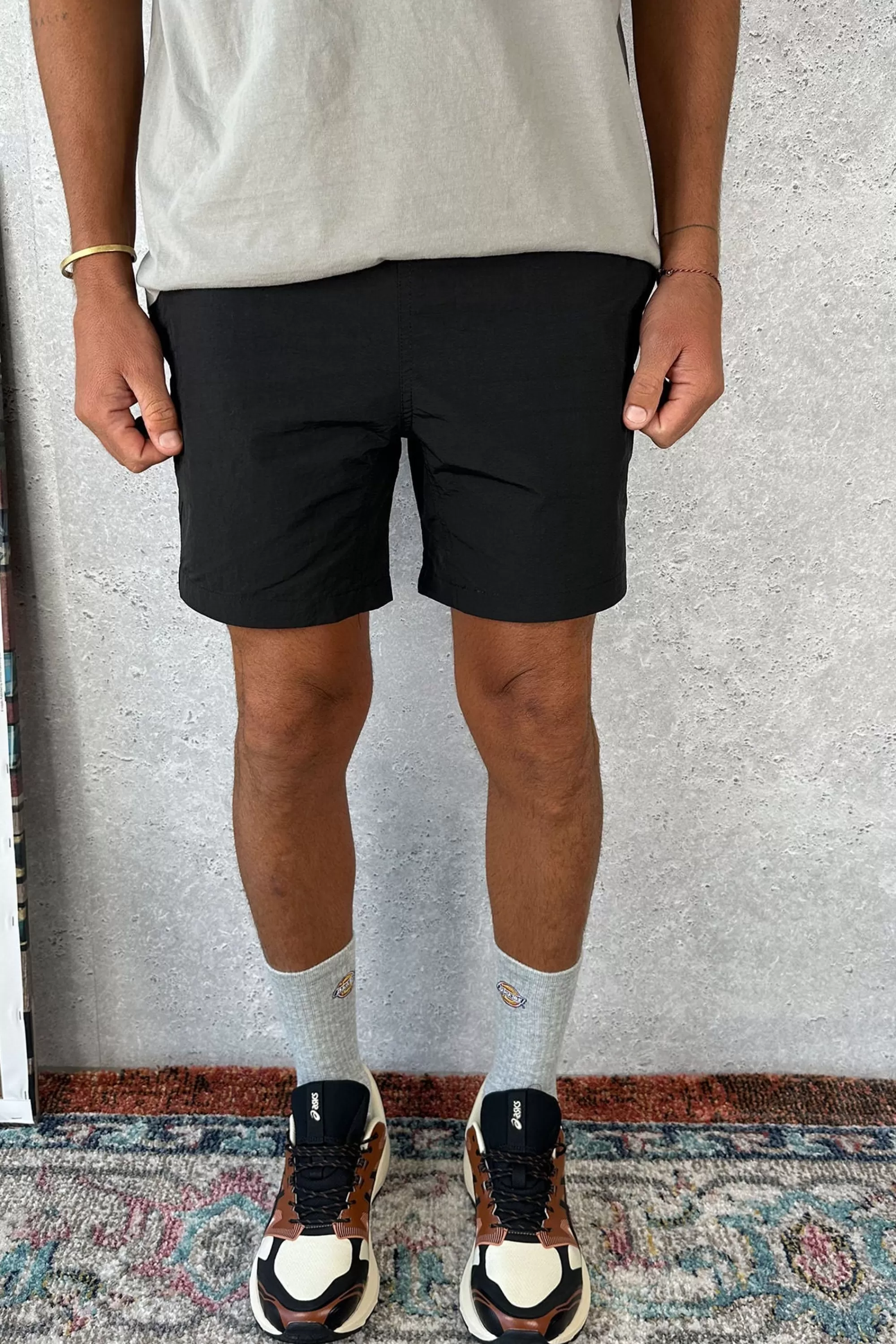 Shorts>Sampson and Taylor Nylon Drawcord Short Black