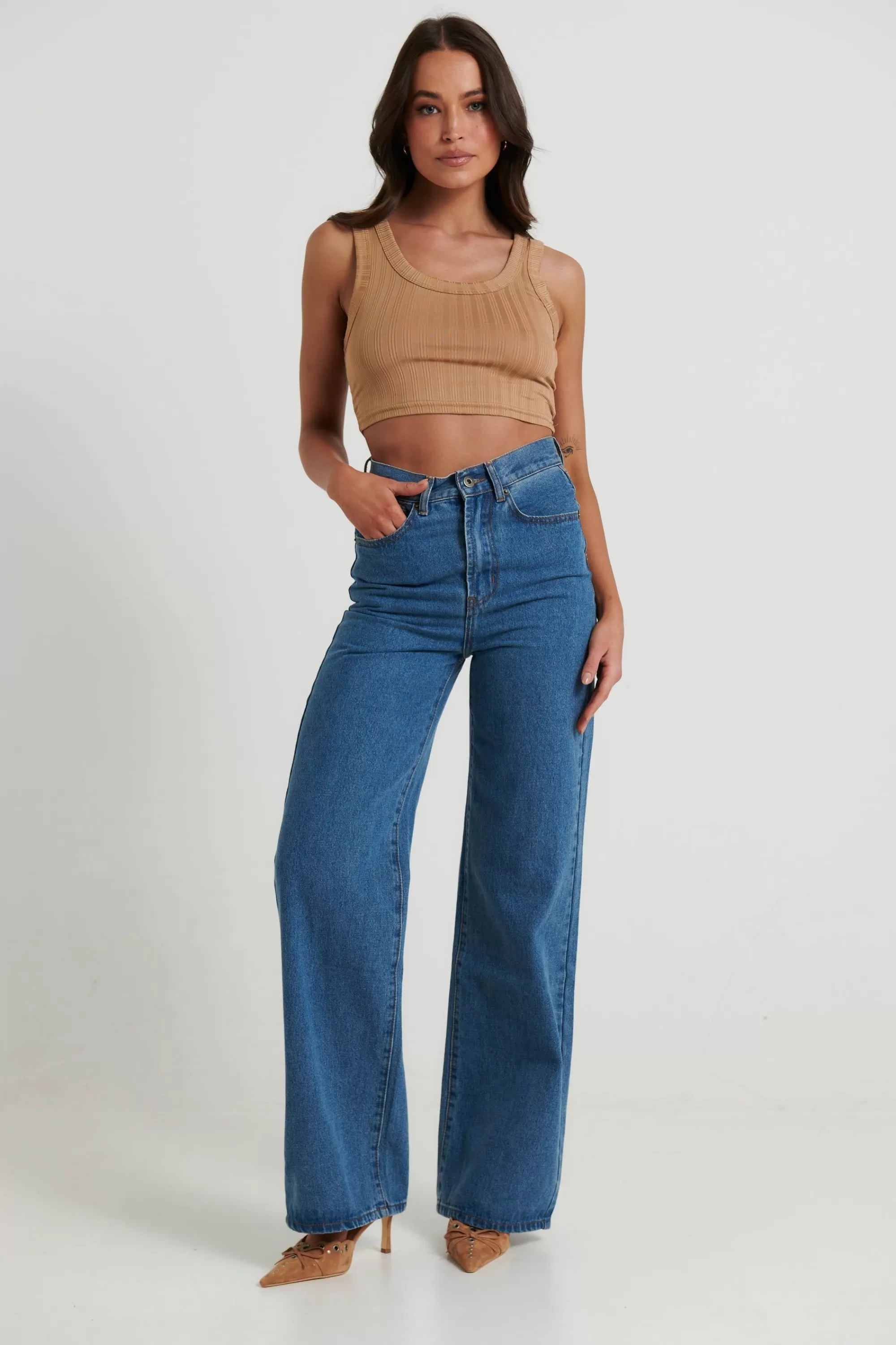 Denim>Top One Fashion Ophelia Jean Dark Blue