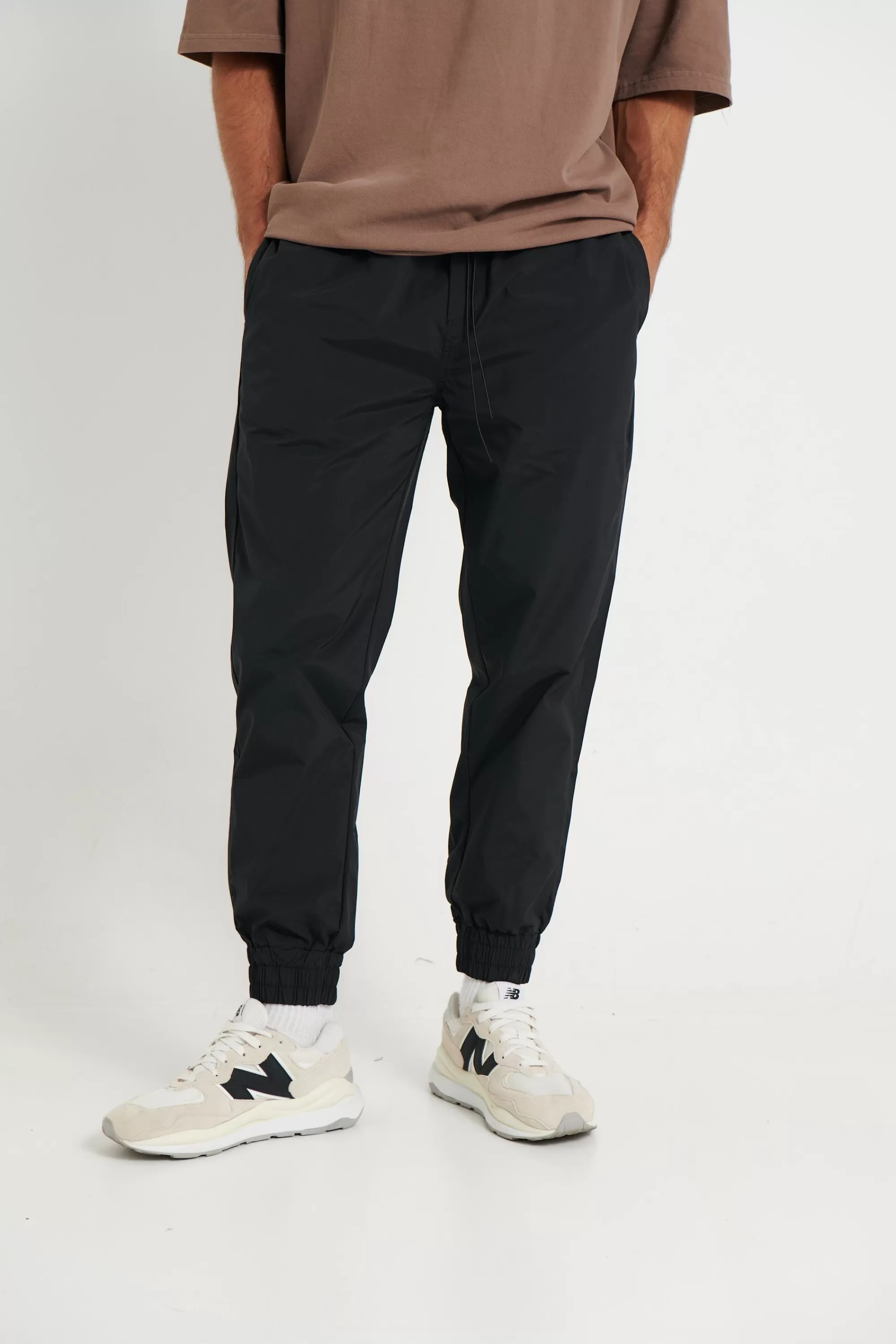 Pants>Sampson and Taylor Parachute Jogger Black - Final Sale