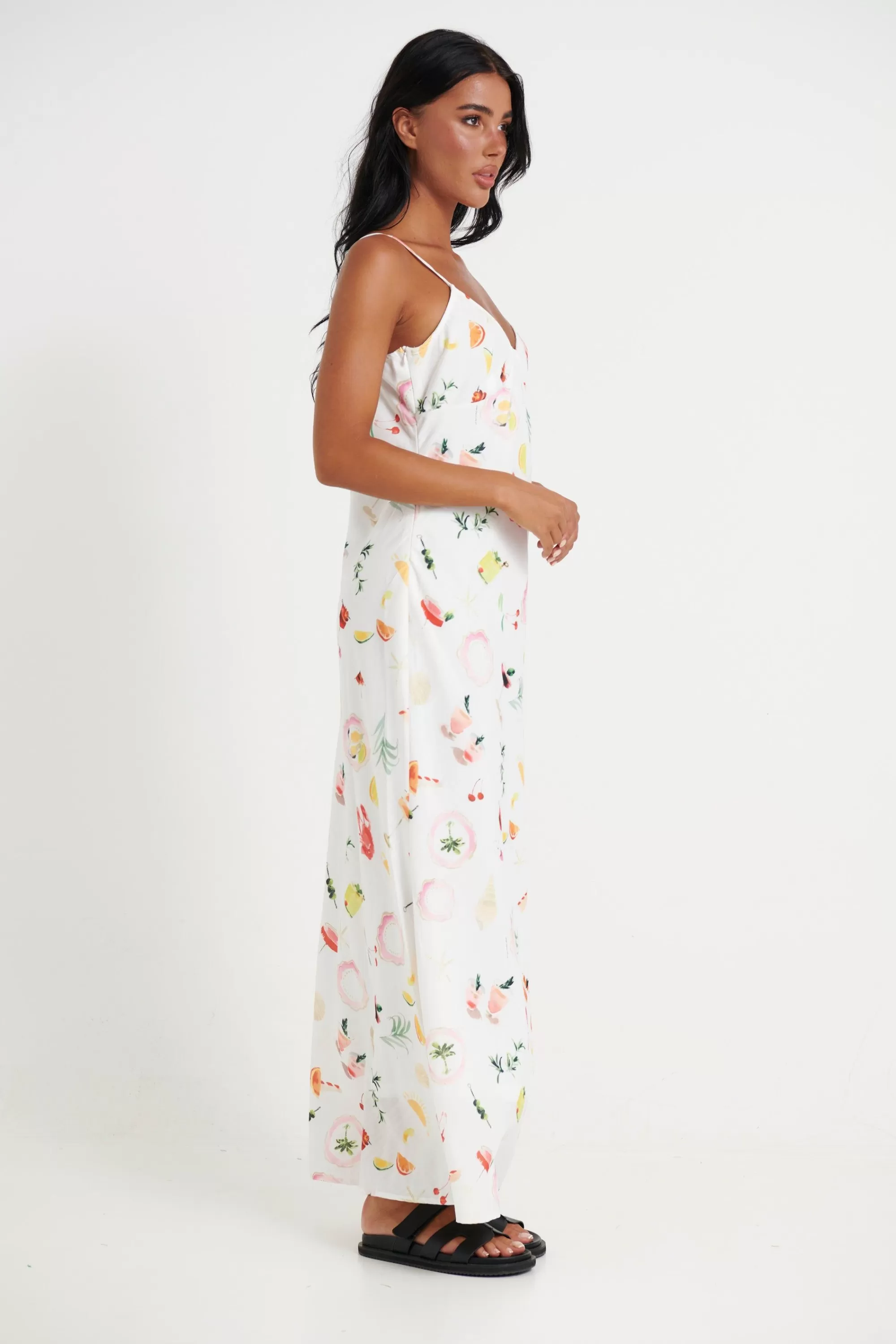 Dresses>By Frankie Parker Maxi Dress White - Final Sale