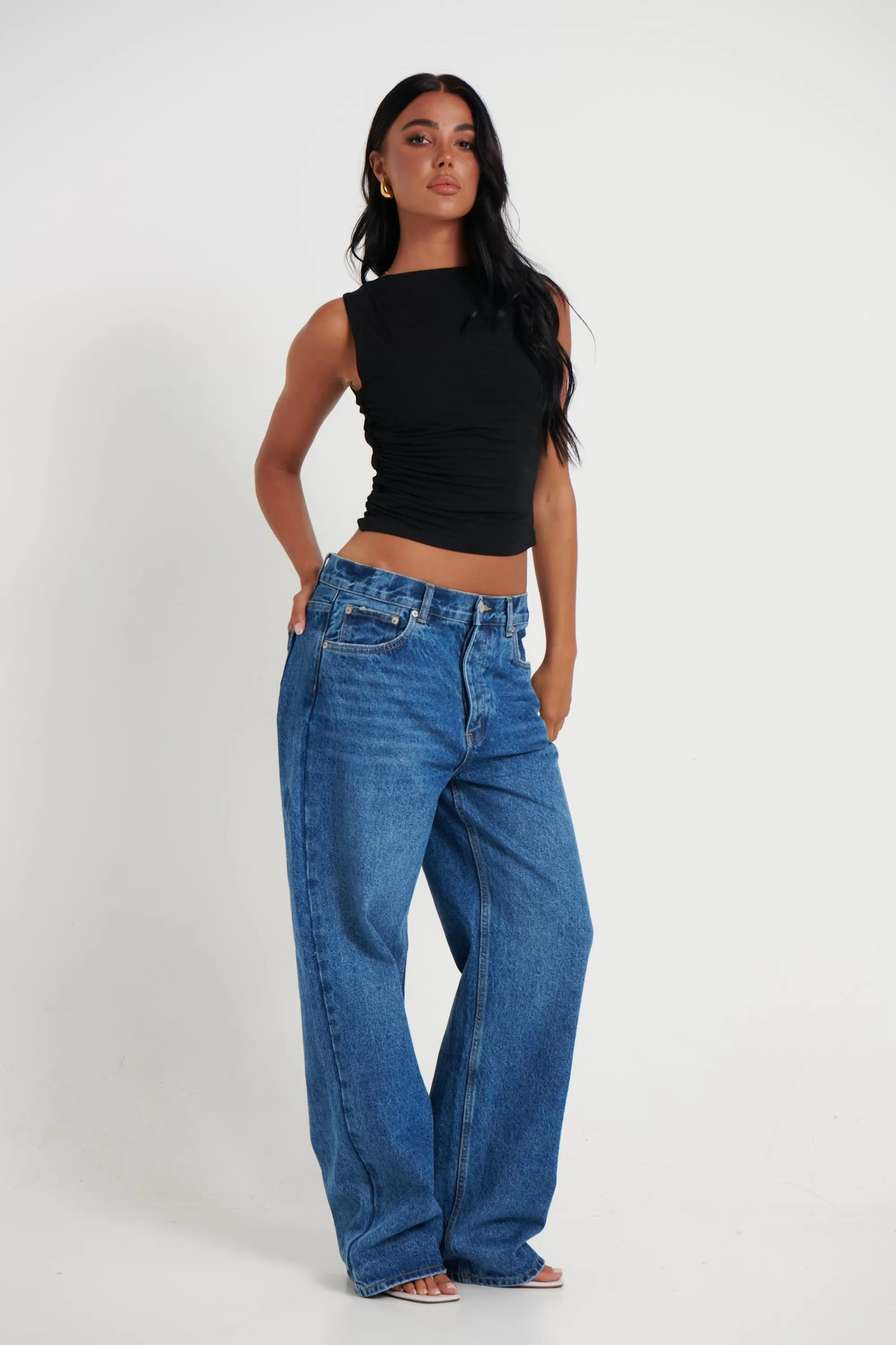 Pants>Bayse Perry Denim True Blue