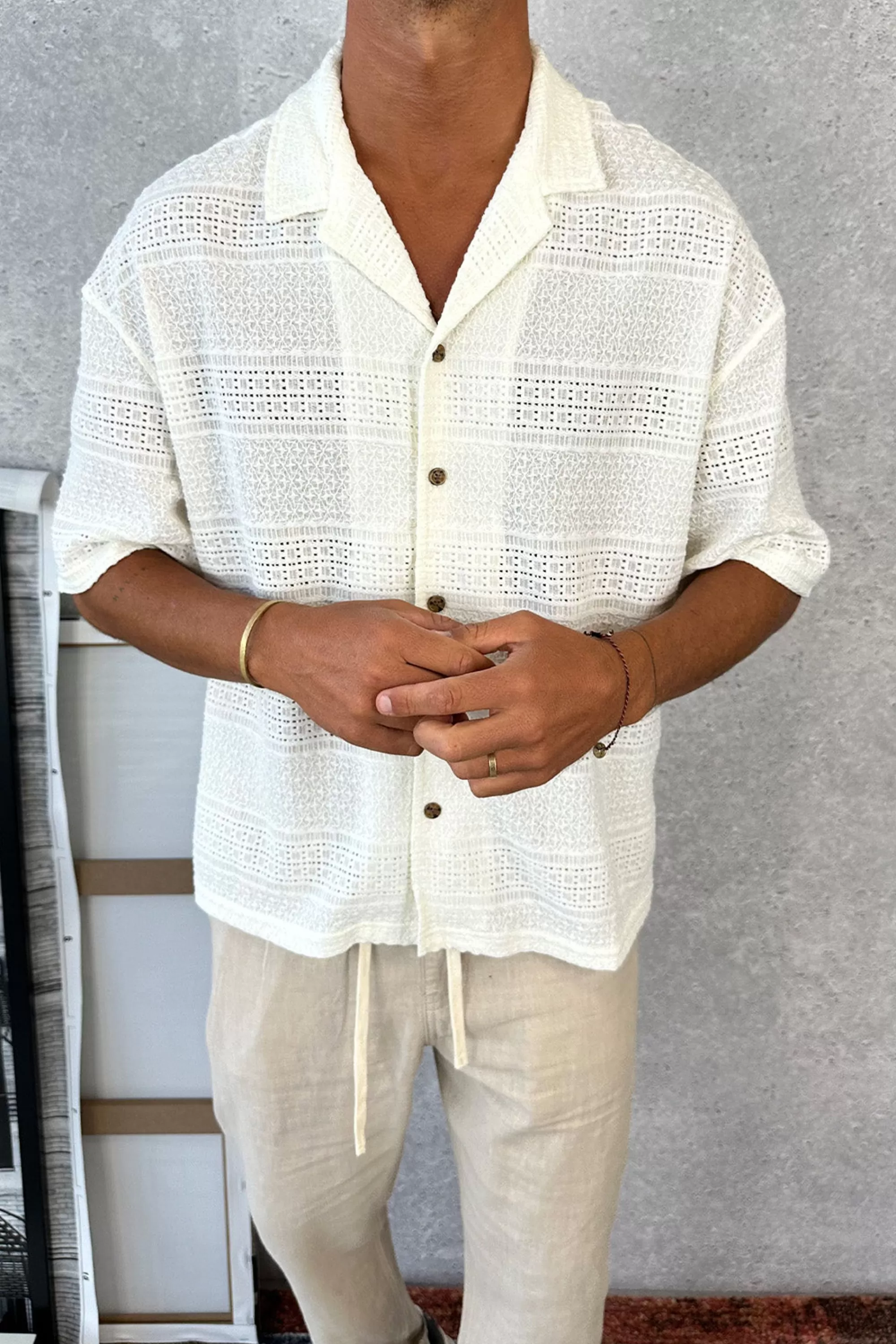 Shirts>Sampson and Taylor Raf Cropped Shirt Panel