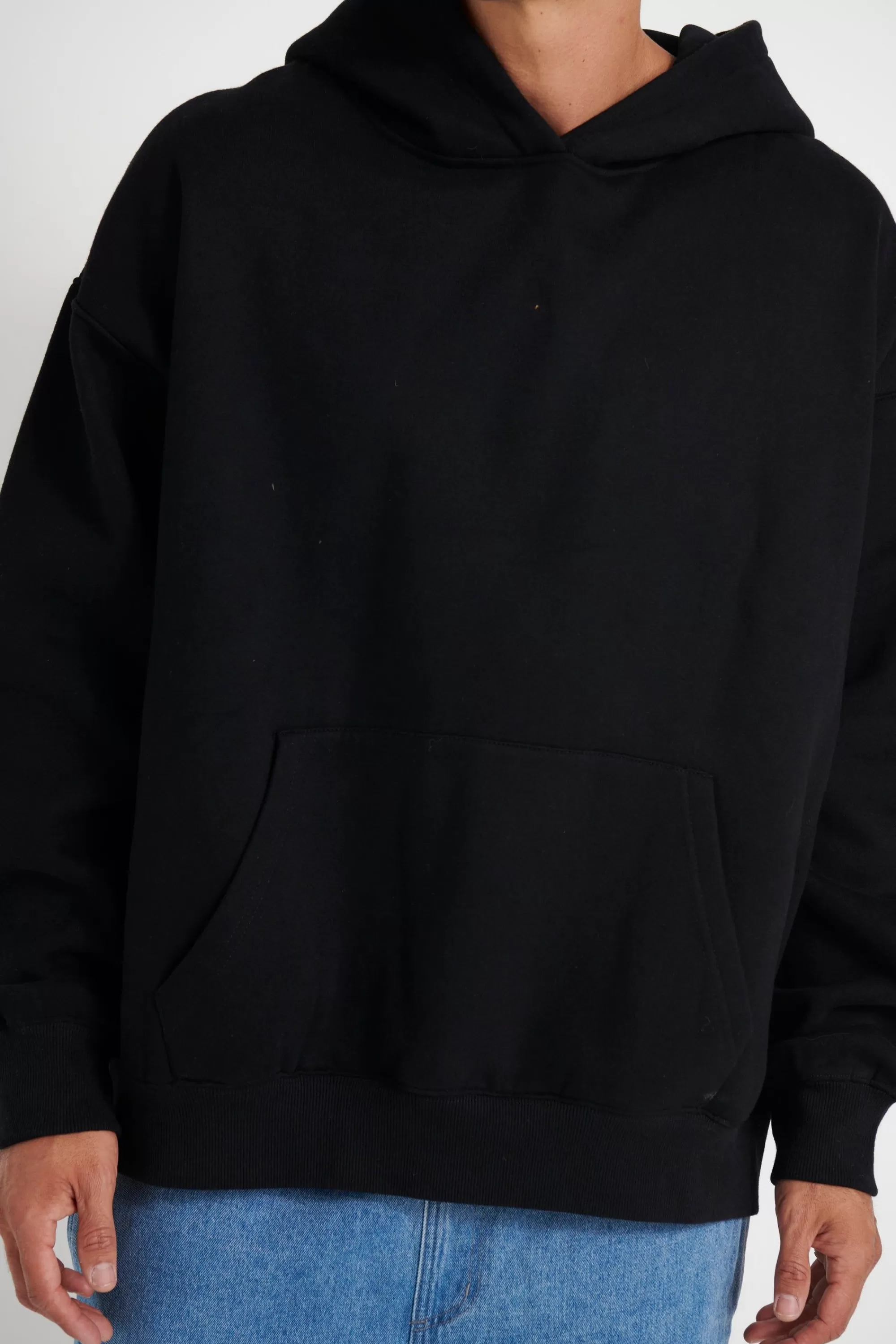 Hoodies & Sweaters>Sampson and Taylor Roman Oversize Hoodie Black