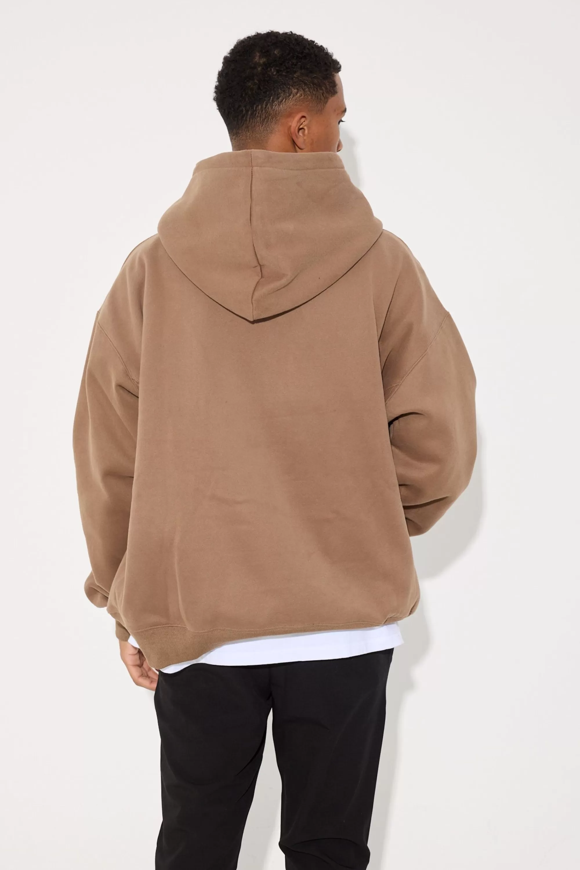 Hoodies & Sweaters>Sampson and Taylor Roman Oversize Hoodie Choc