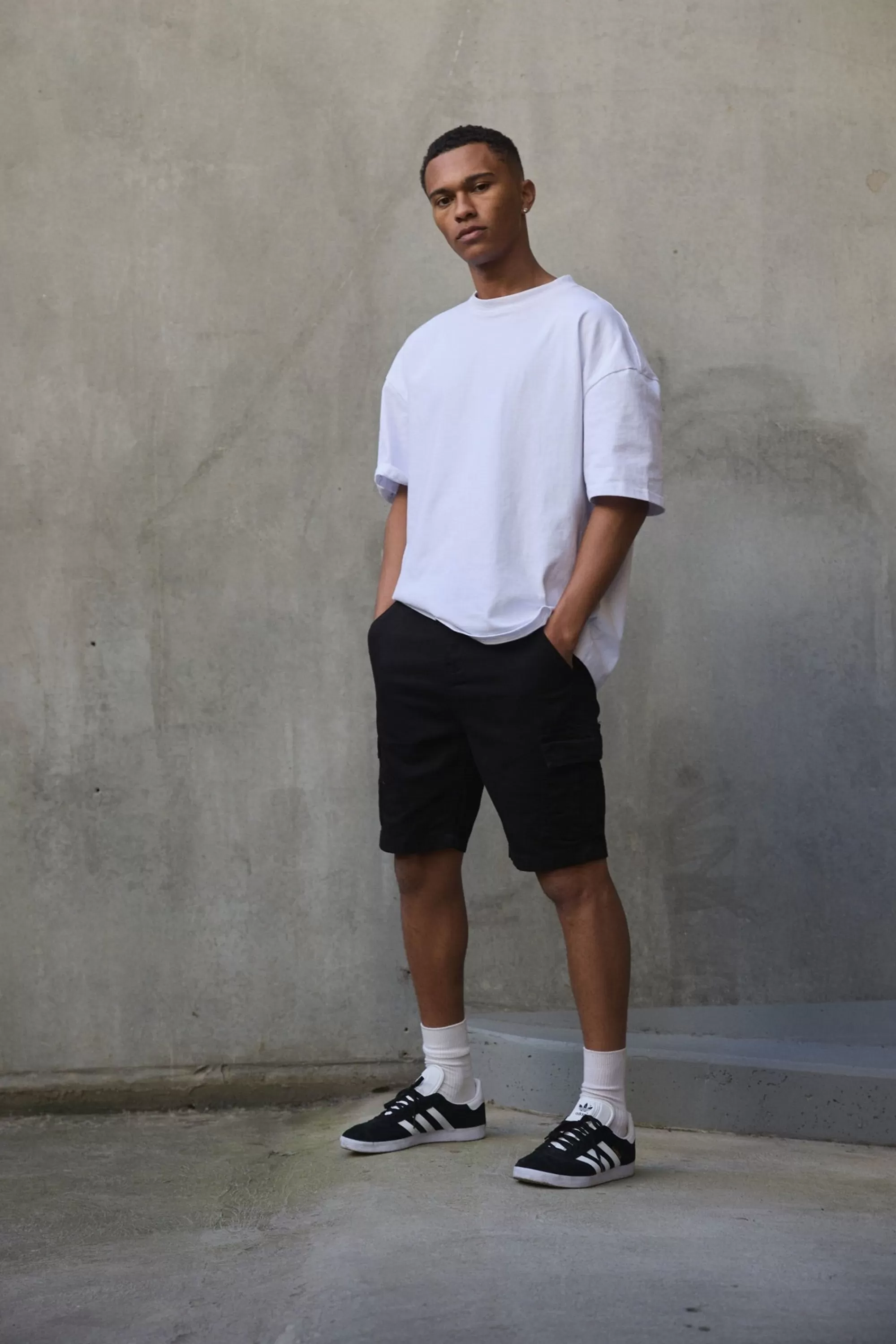 Shorts>Sampson and Taylor Ryder Baggy Short Black